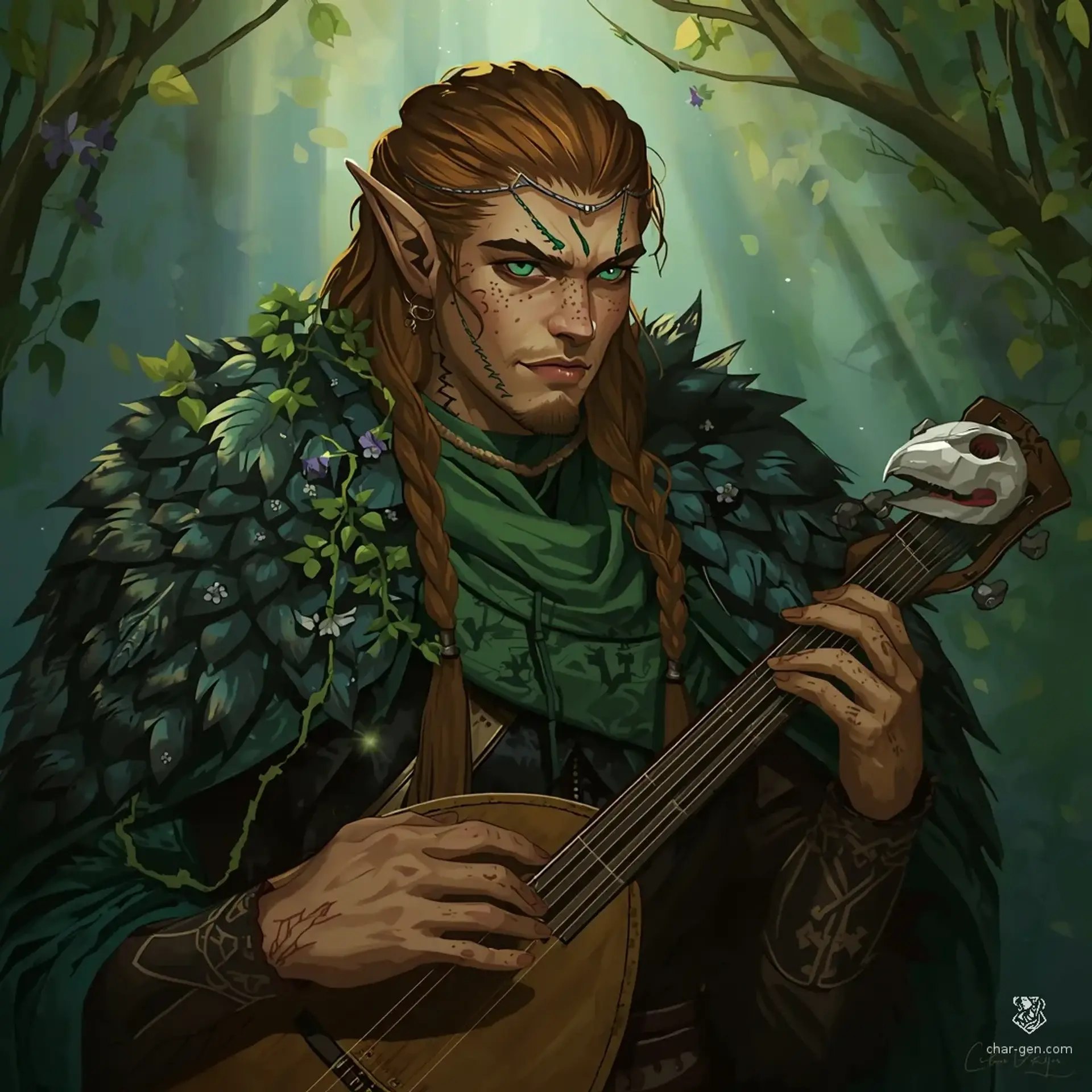 Sylvarin Vaelen-Thul - AI-generated fantasy NPC