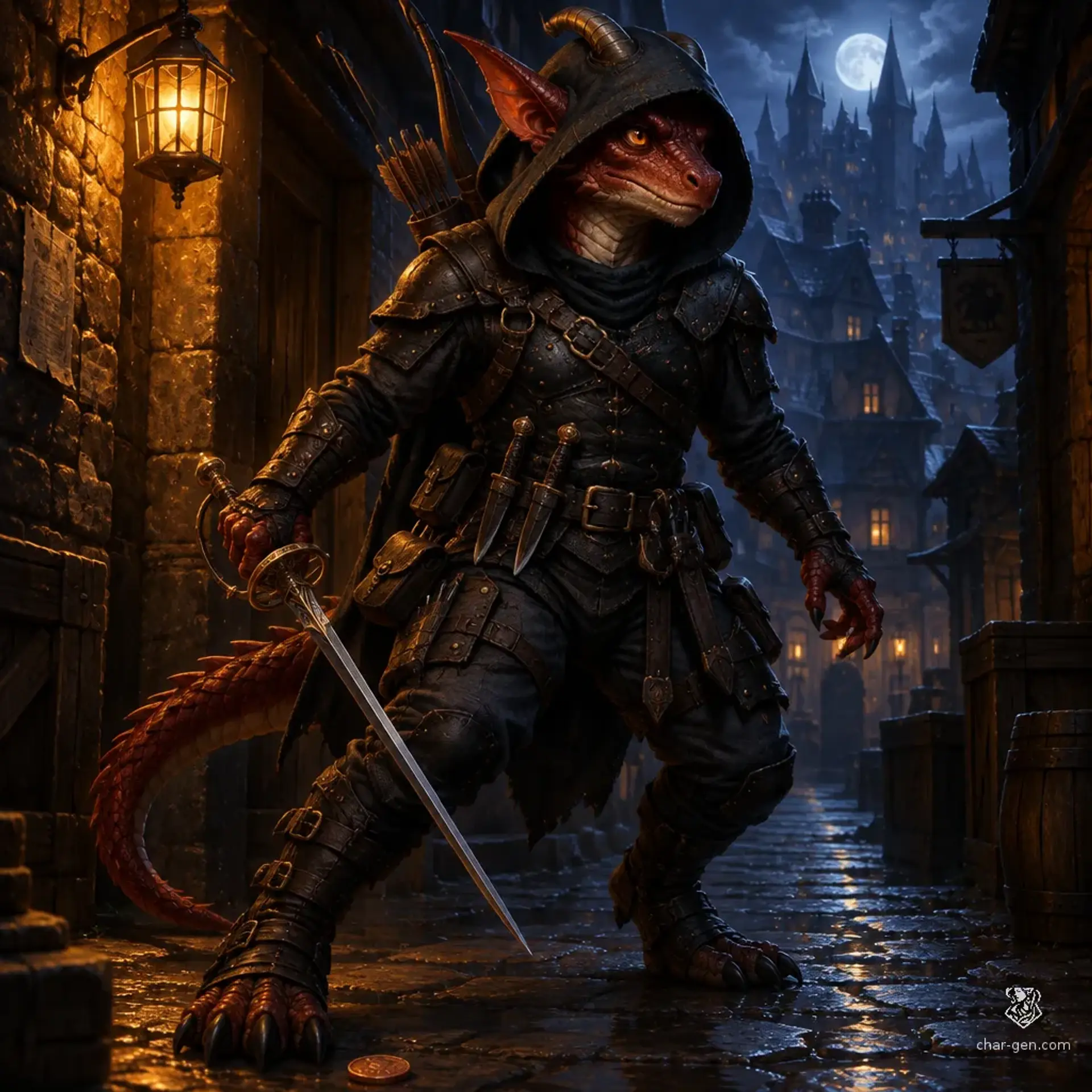 Zornesk - AI-generated fantasy Character