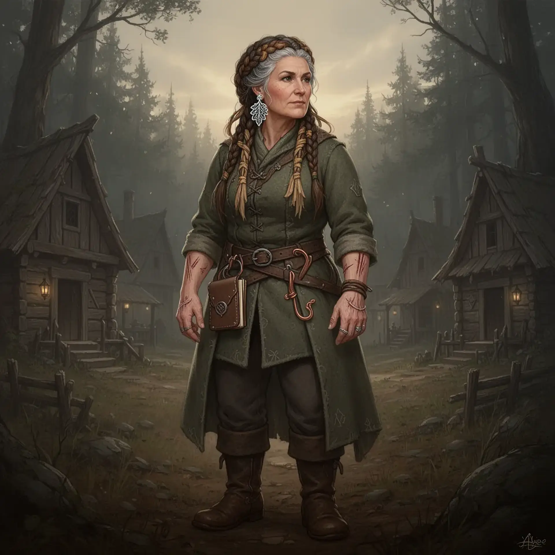 Reeve Marla Thorne - AI-generated fantasy NPC