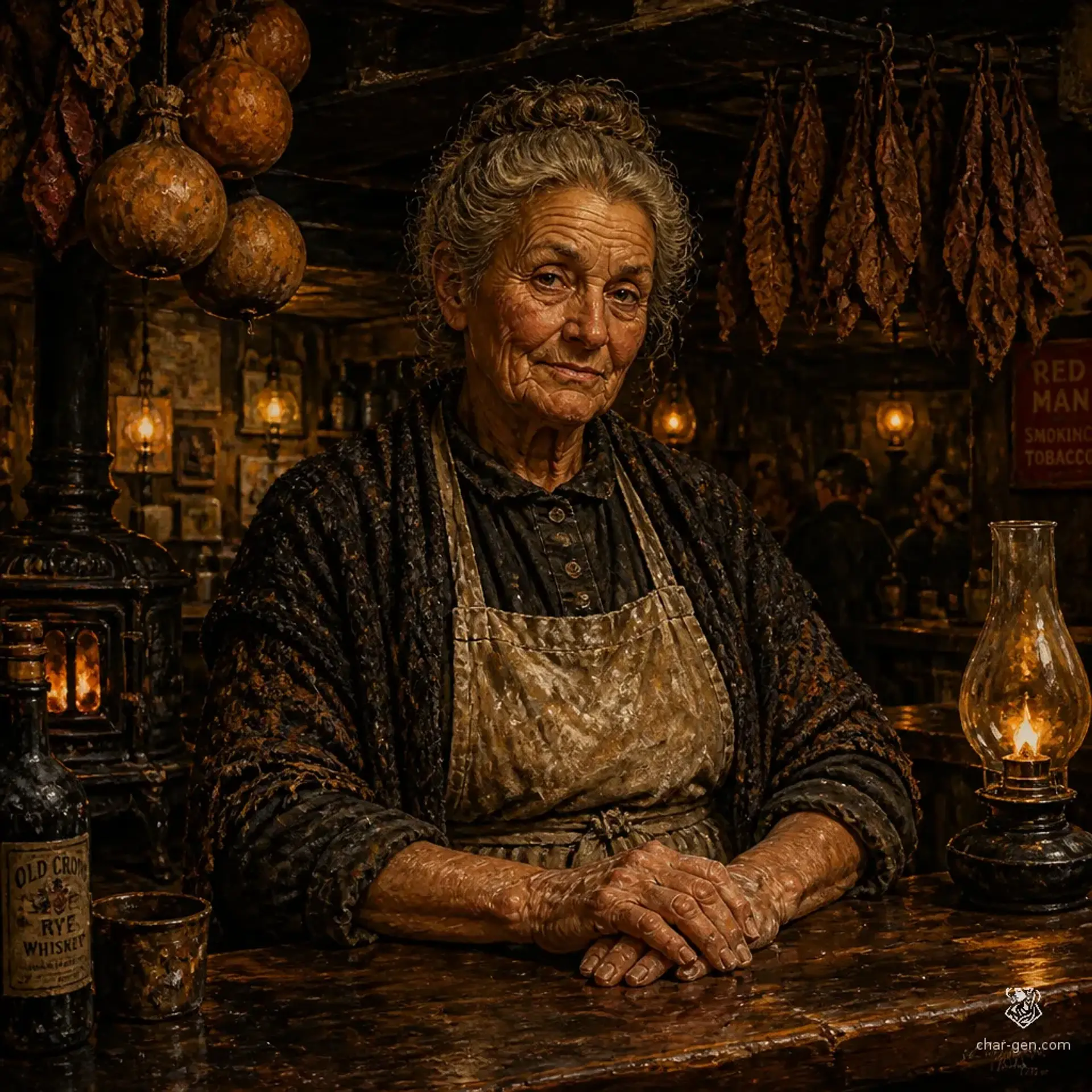 The Red Gourd - AI-generated fantasy Tavern