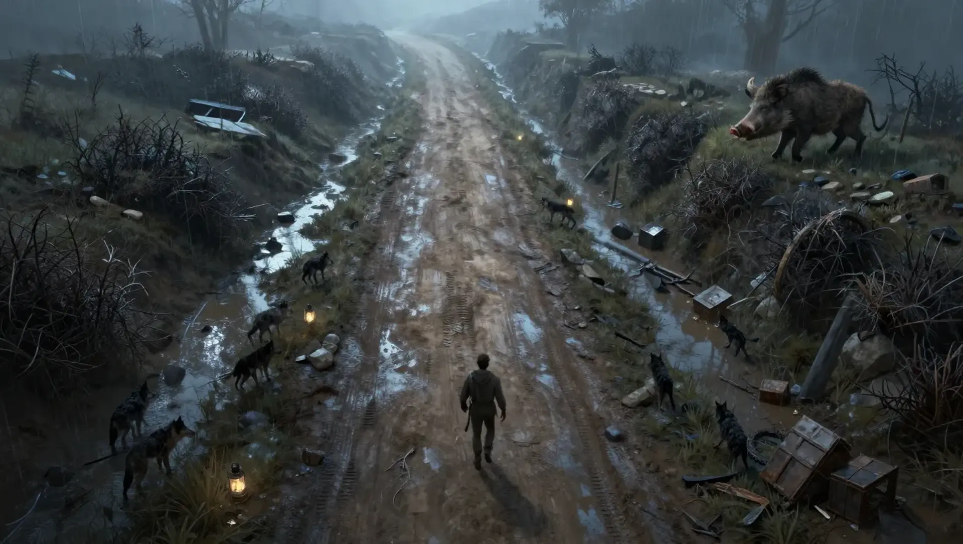 Hold the Road to the Capitol - AI-generated fantasy Encounter