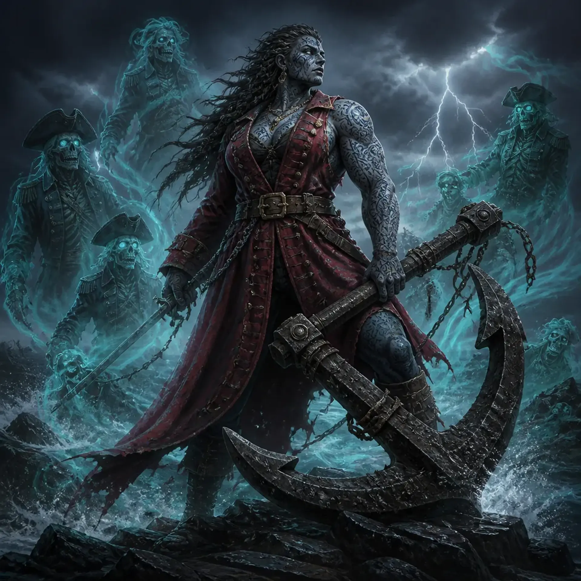 Elara Iron-Anchor Vane - AI-generated fantasy Character