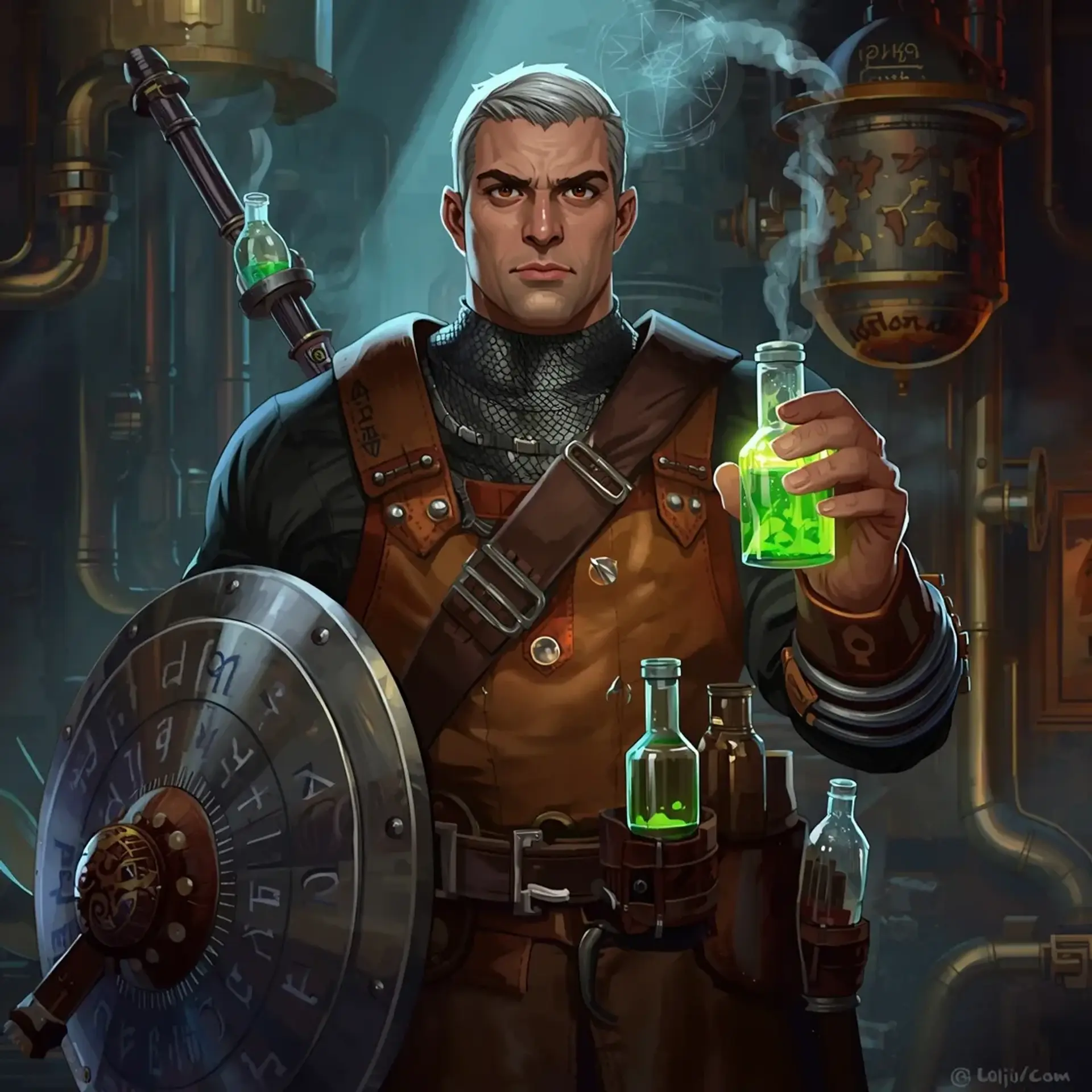 Silas Vane - AI-generated fantasy Character