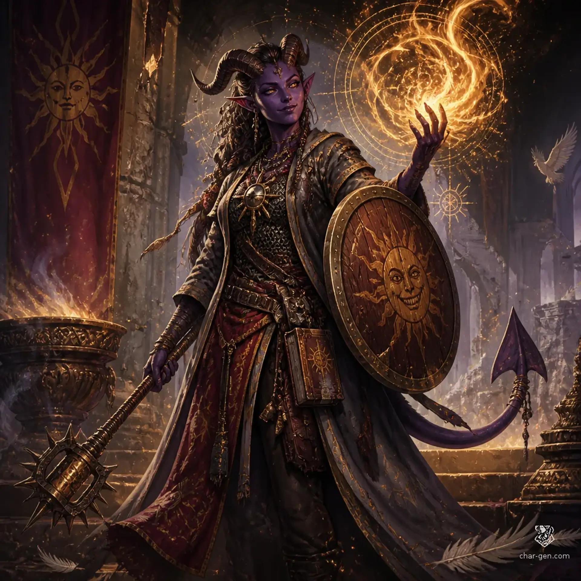 Cake - AI-generated fantasy Character