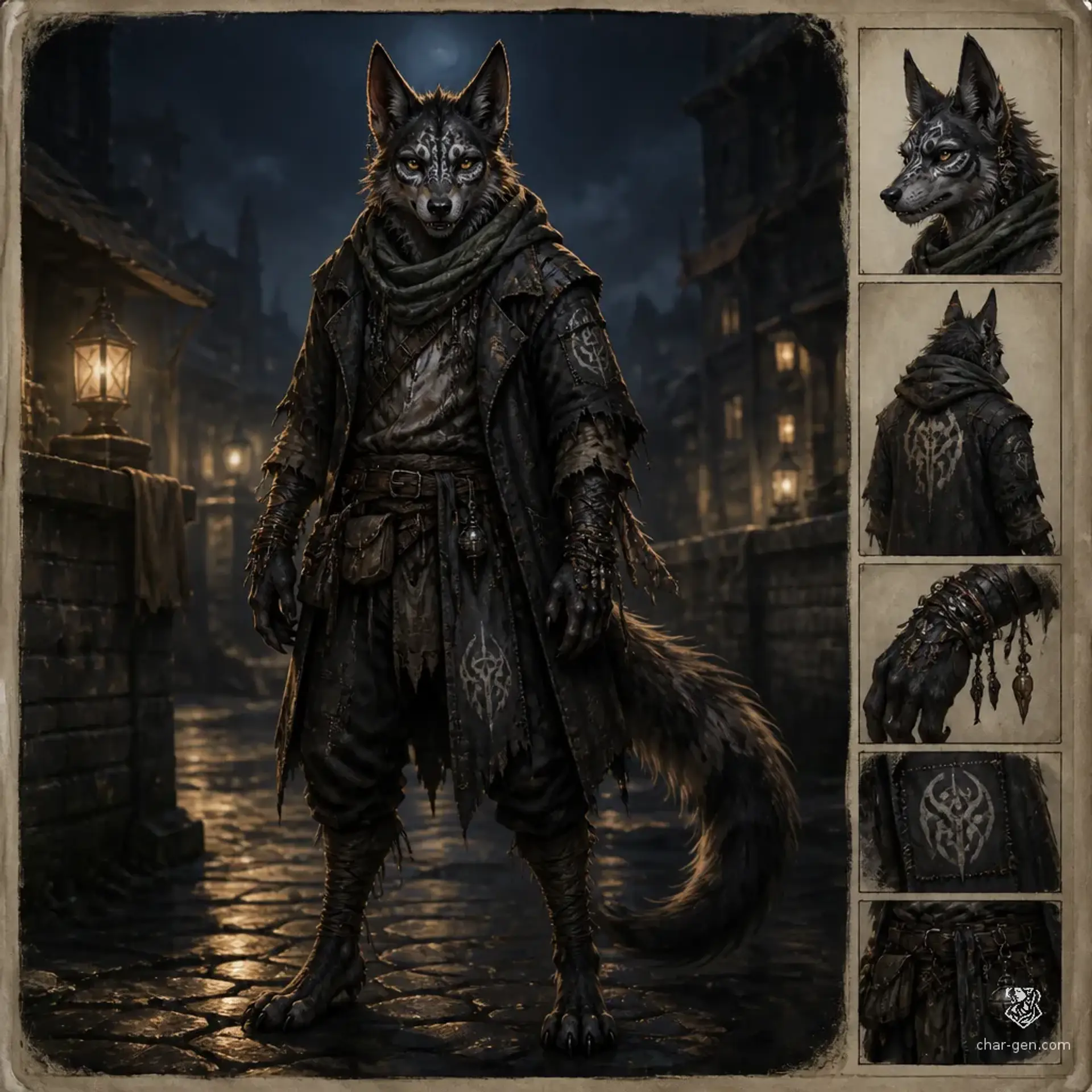 Veyrakh - AI-generated fantasy Species