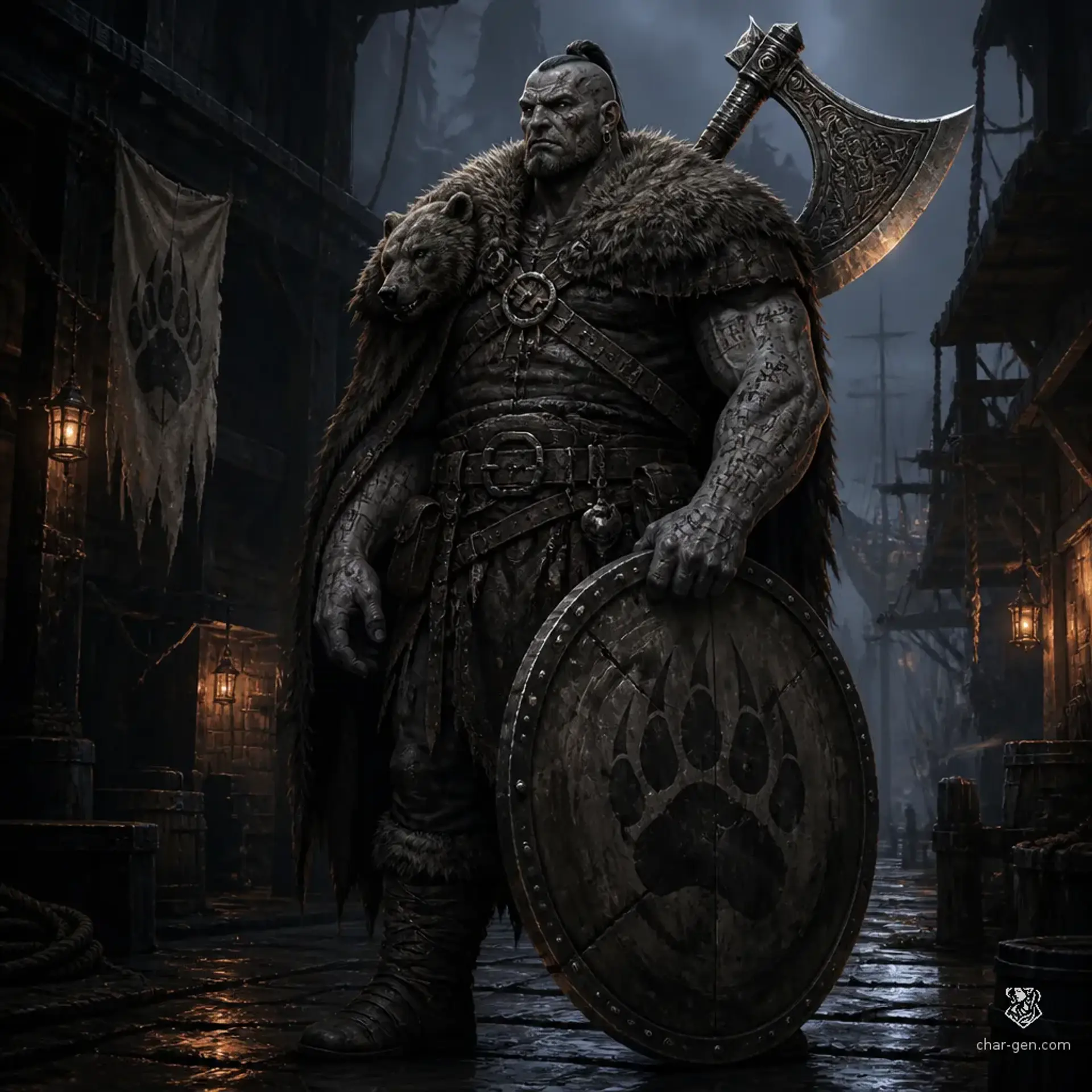 Borin Stoneledger - AI-generated fantasy Character