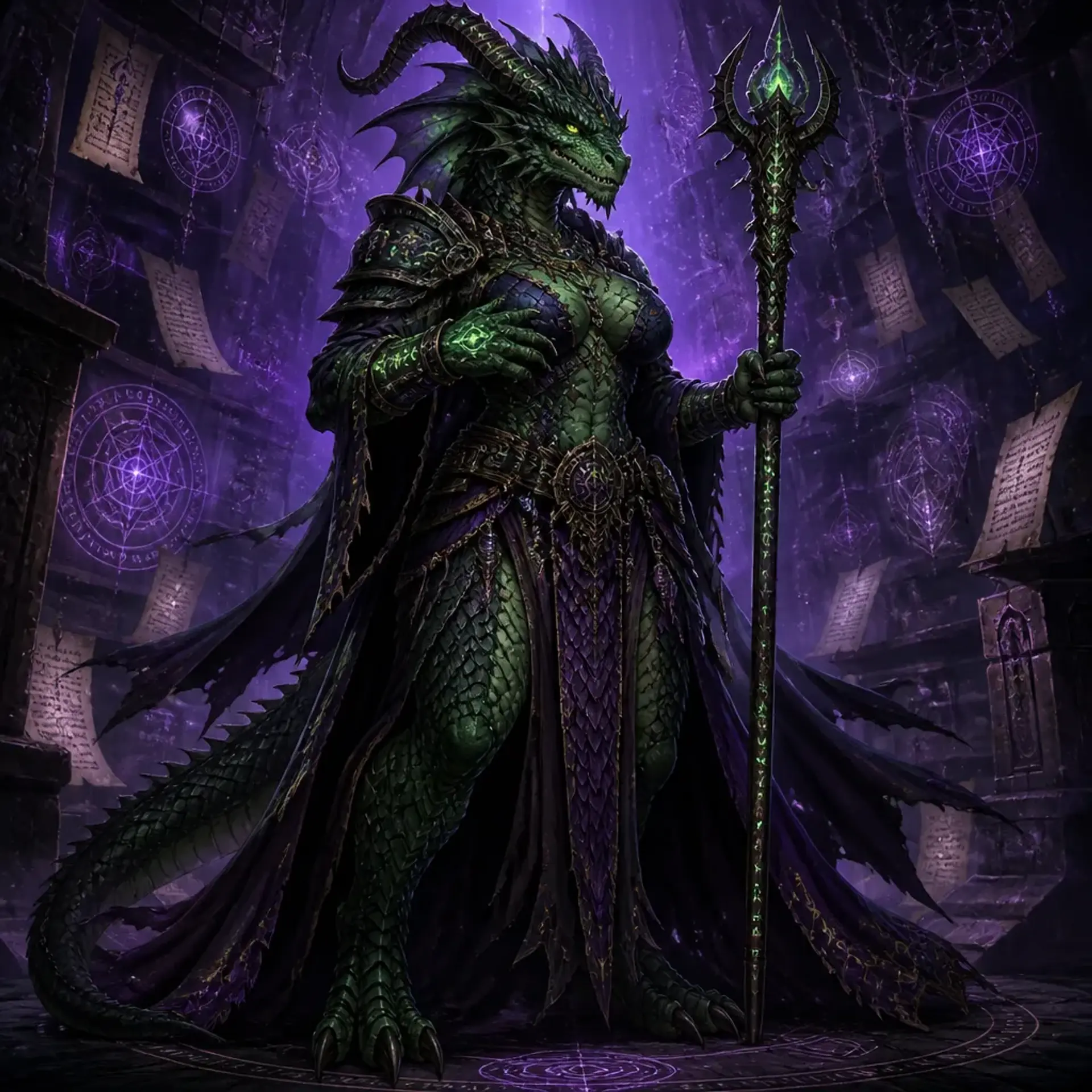 Maa'raxia - AI-generated fantasy Character