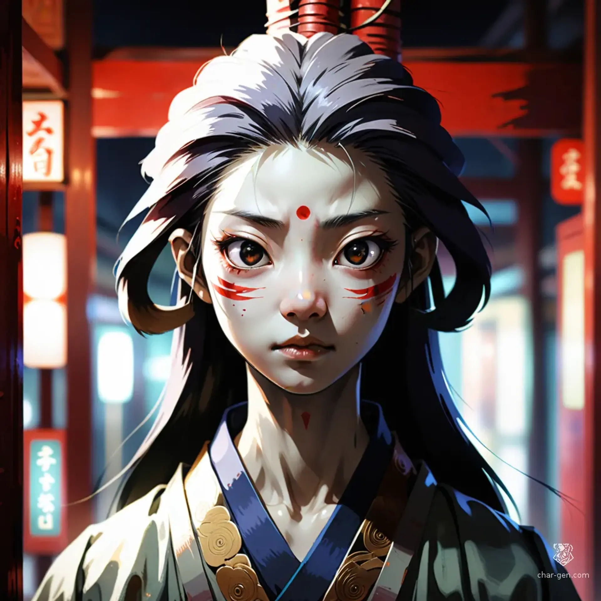 Rokurokubi - AI-generated fantasy Monster