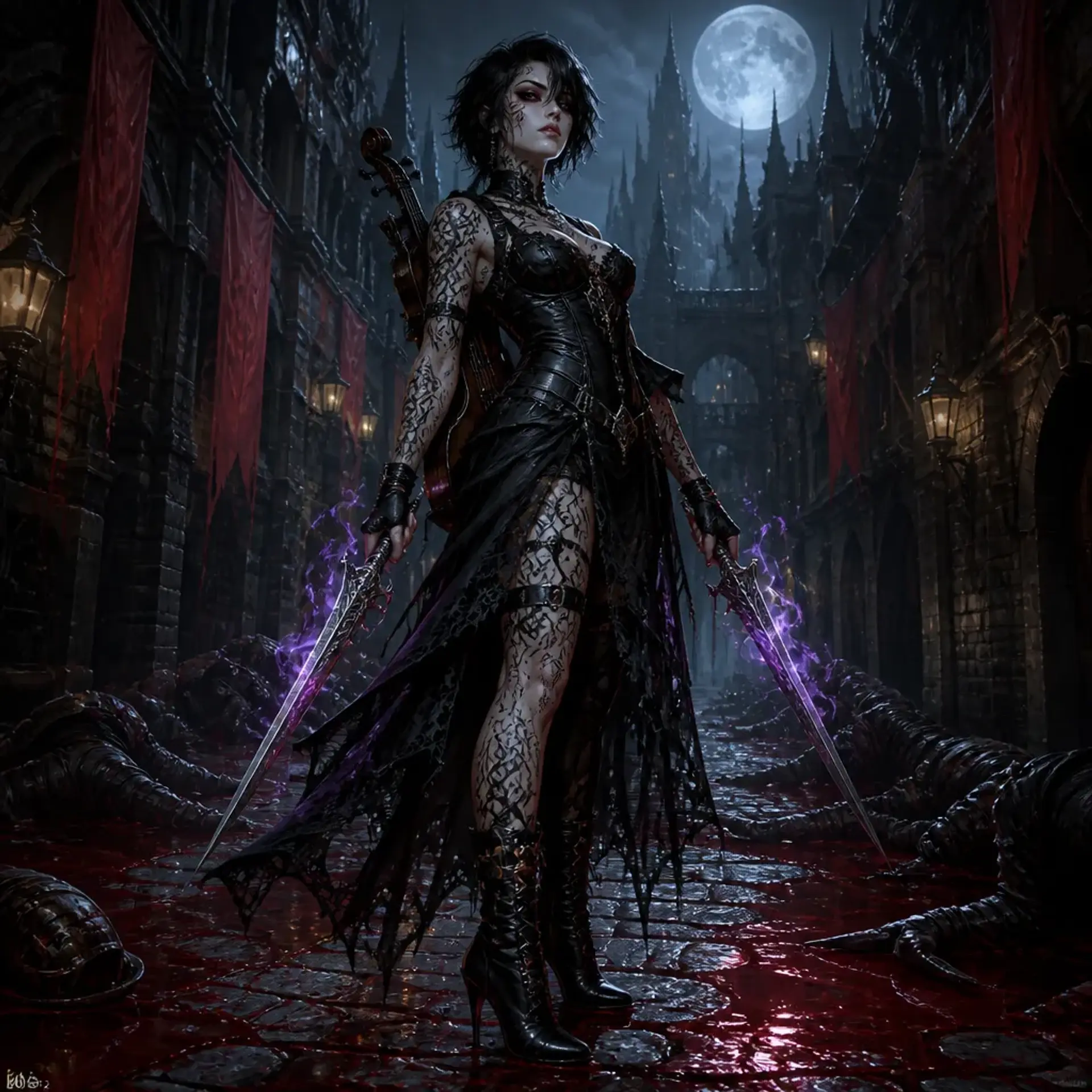 Vespera Thorne - AI-generated fantasy Character