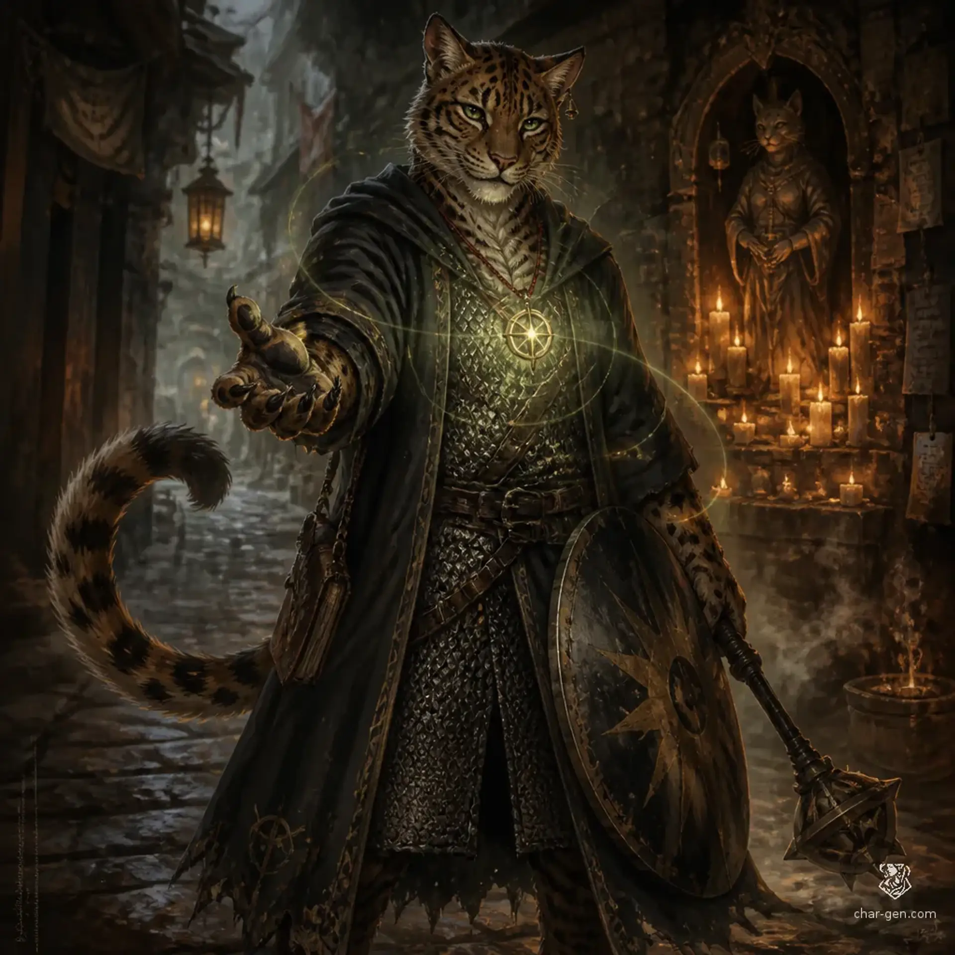 Loki - AI-generated fantasy Character