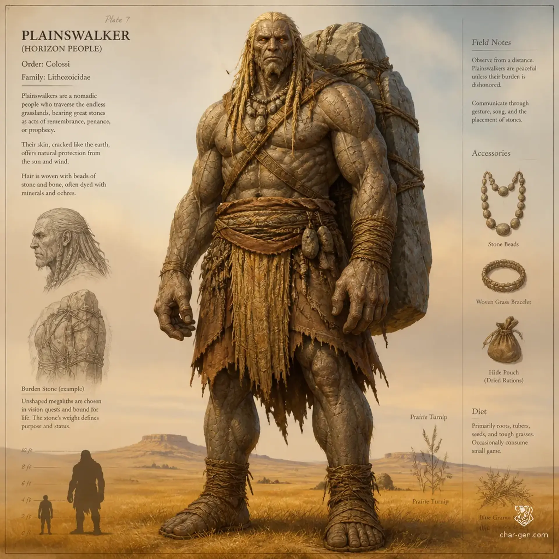 Vast-Walker - AI-generated fantasy Species