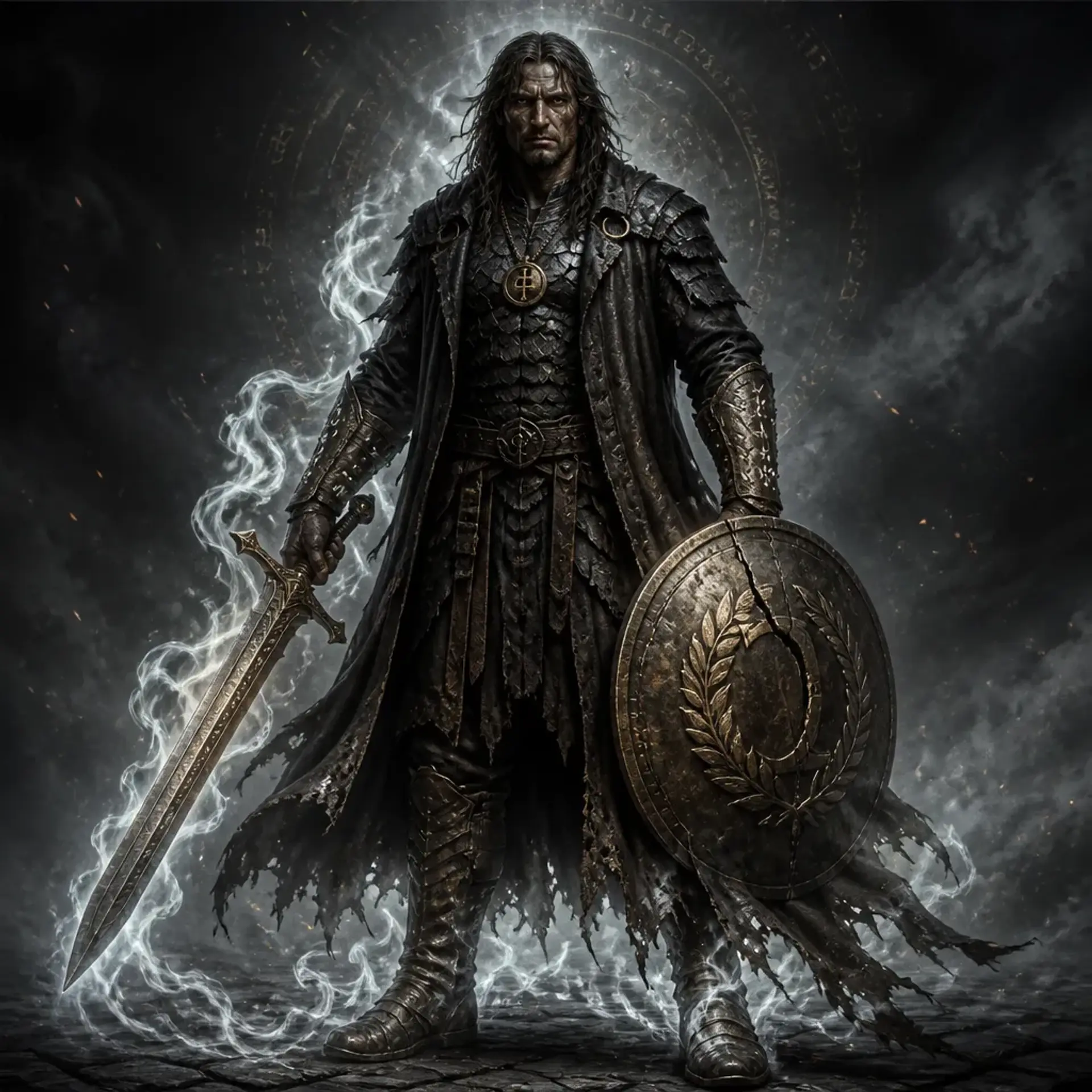Luke Castellan - AI-generated fantasy Character
