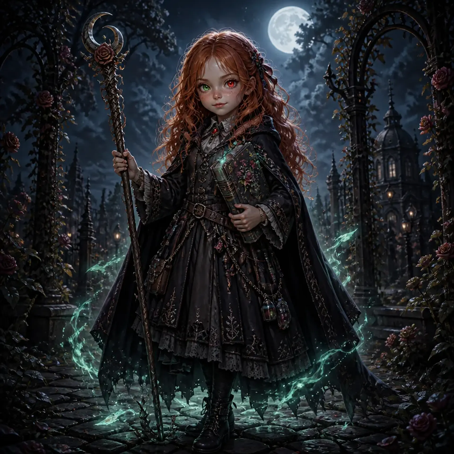 Emeline de Lacey - AI-generated fantasy Character