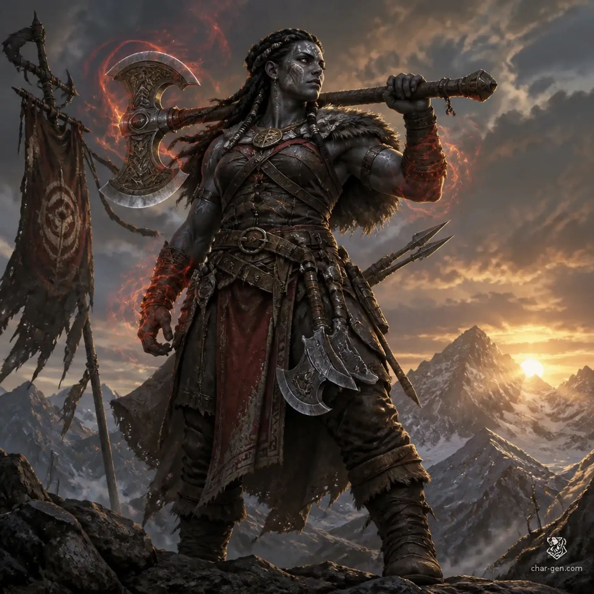 Deborah - AI-generated fantasy Character