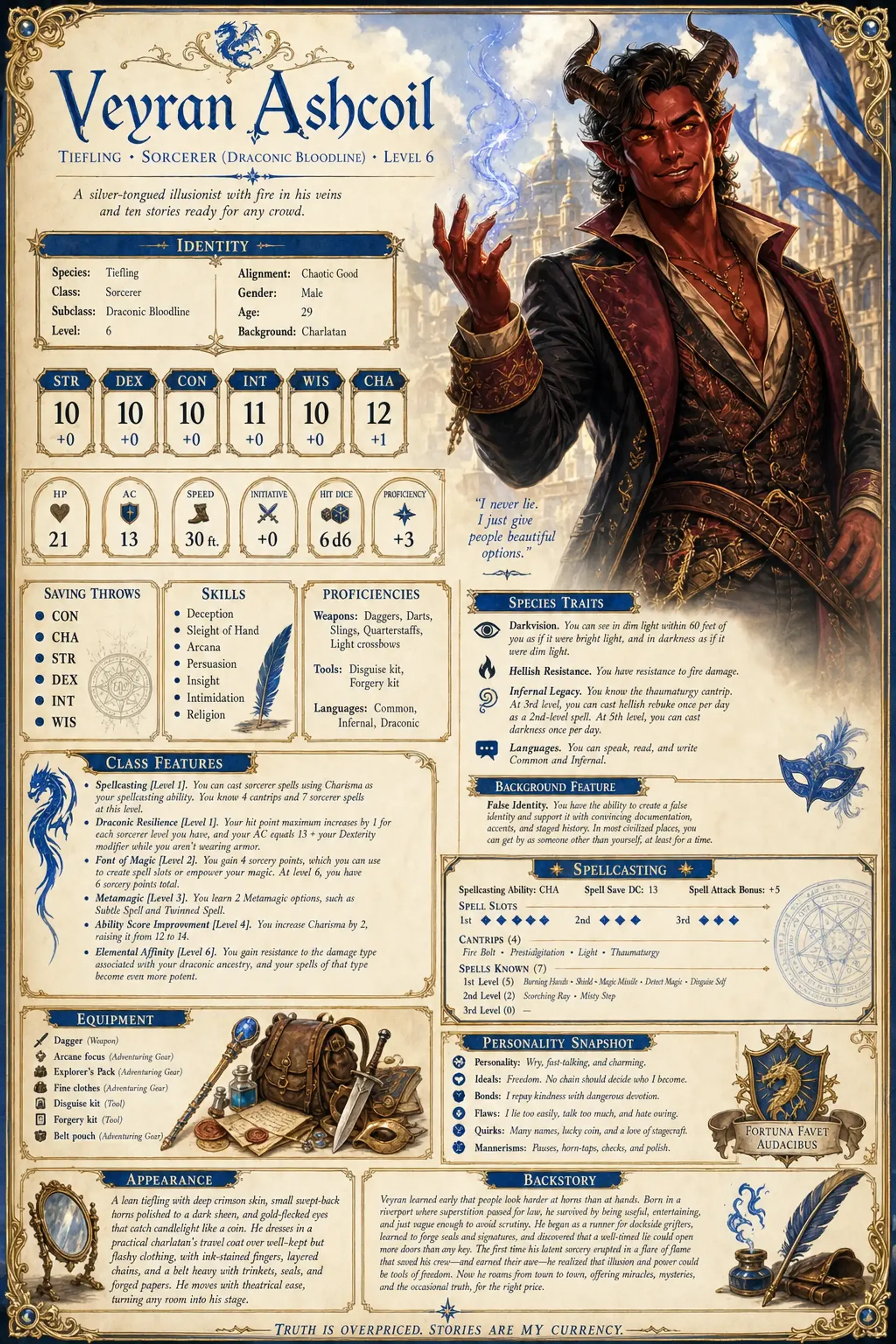 Character Sheet