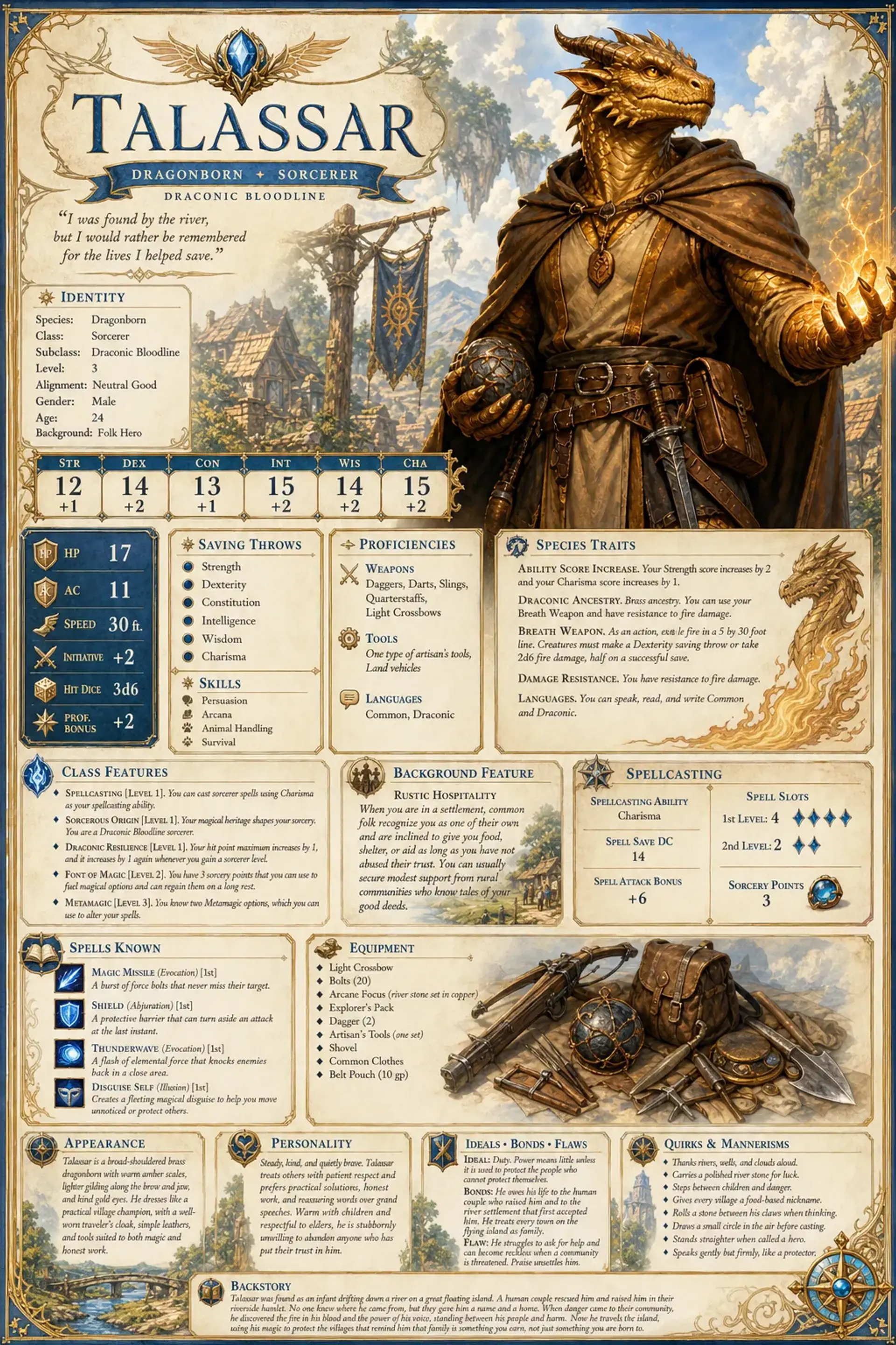 Character Sheet