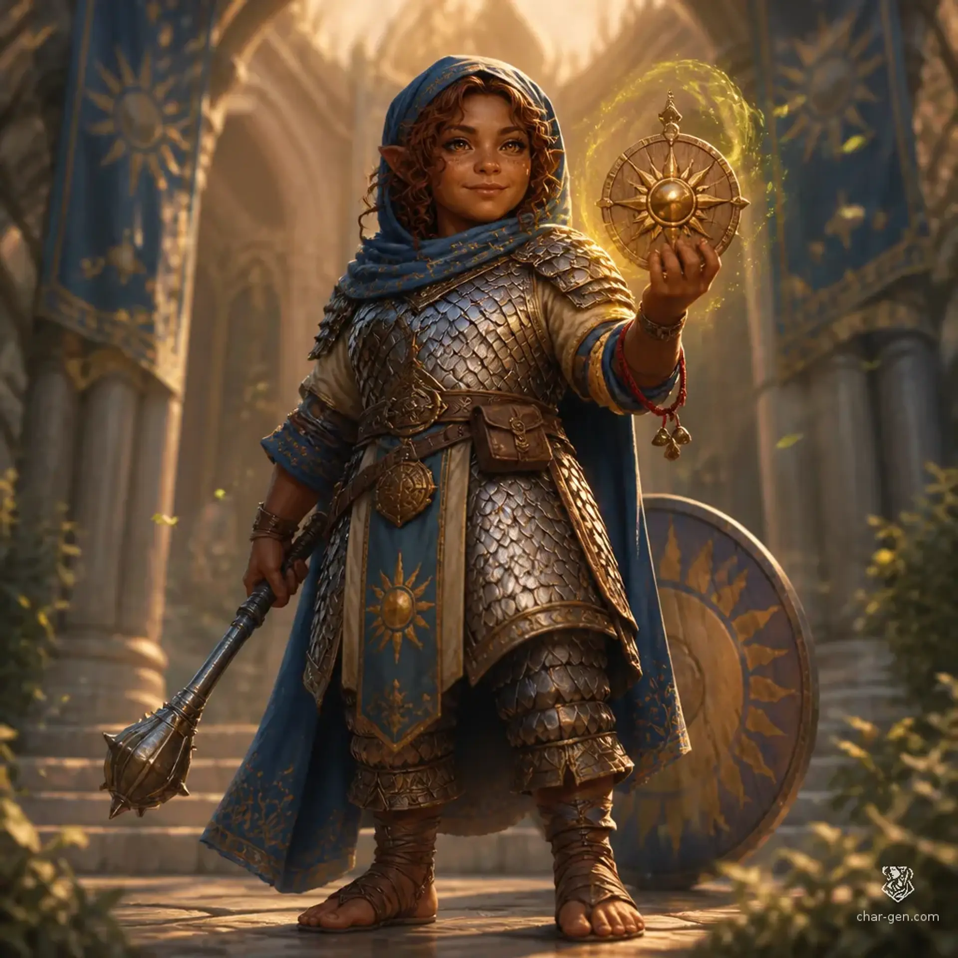 Pippa Underbough - AI-generated fantasy Character
