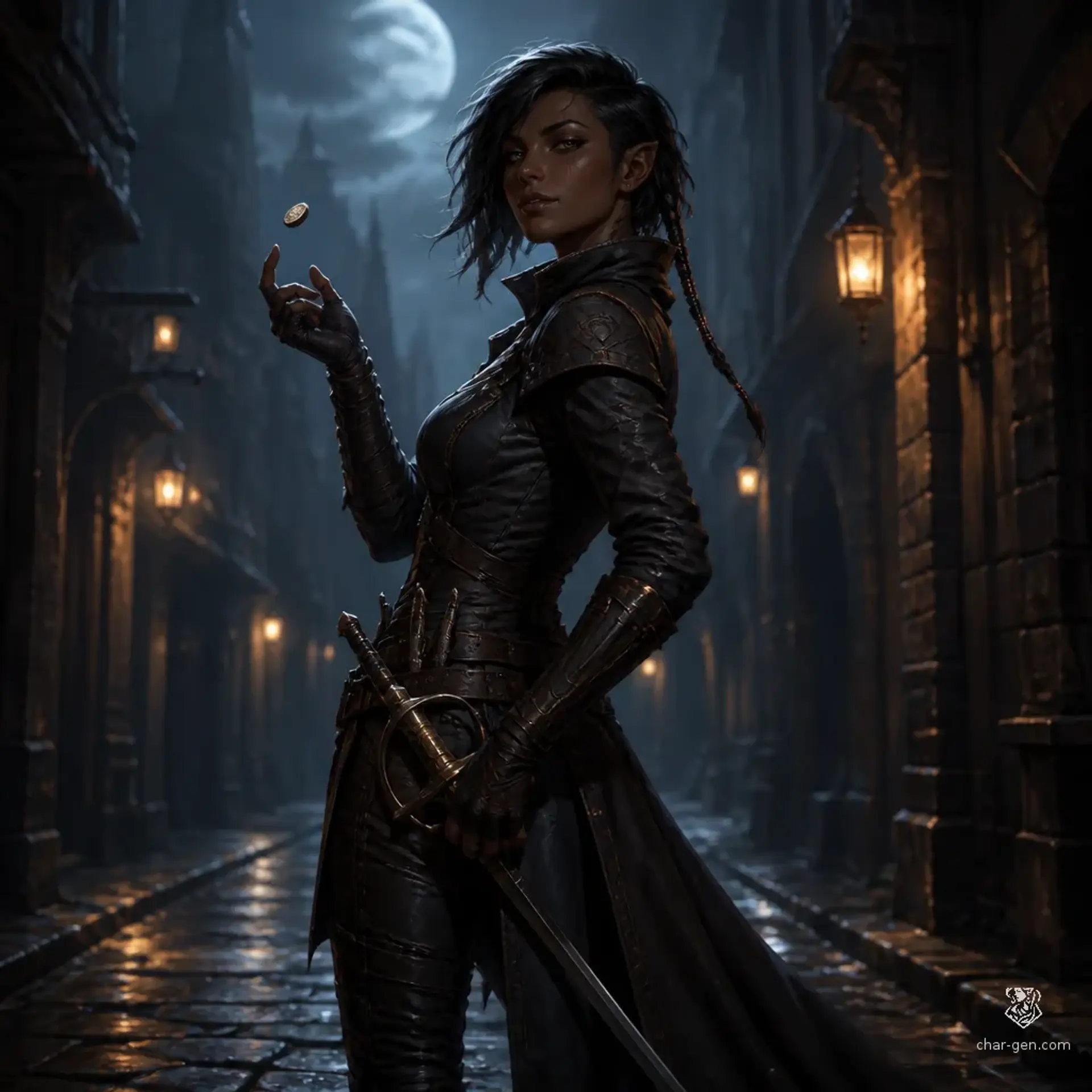 panniz - AI-generated fantasy Character