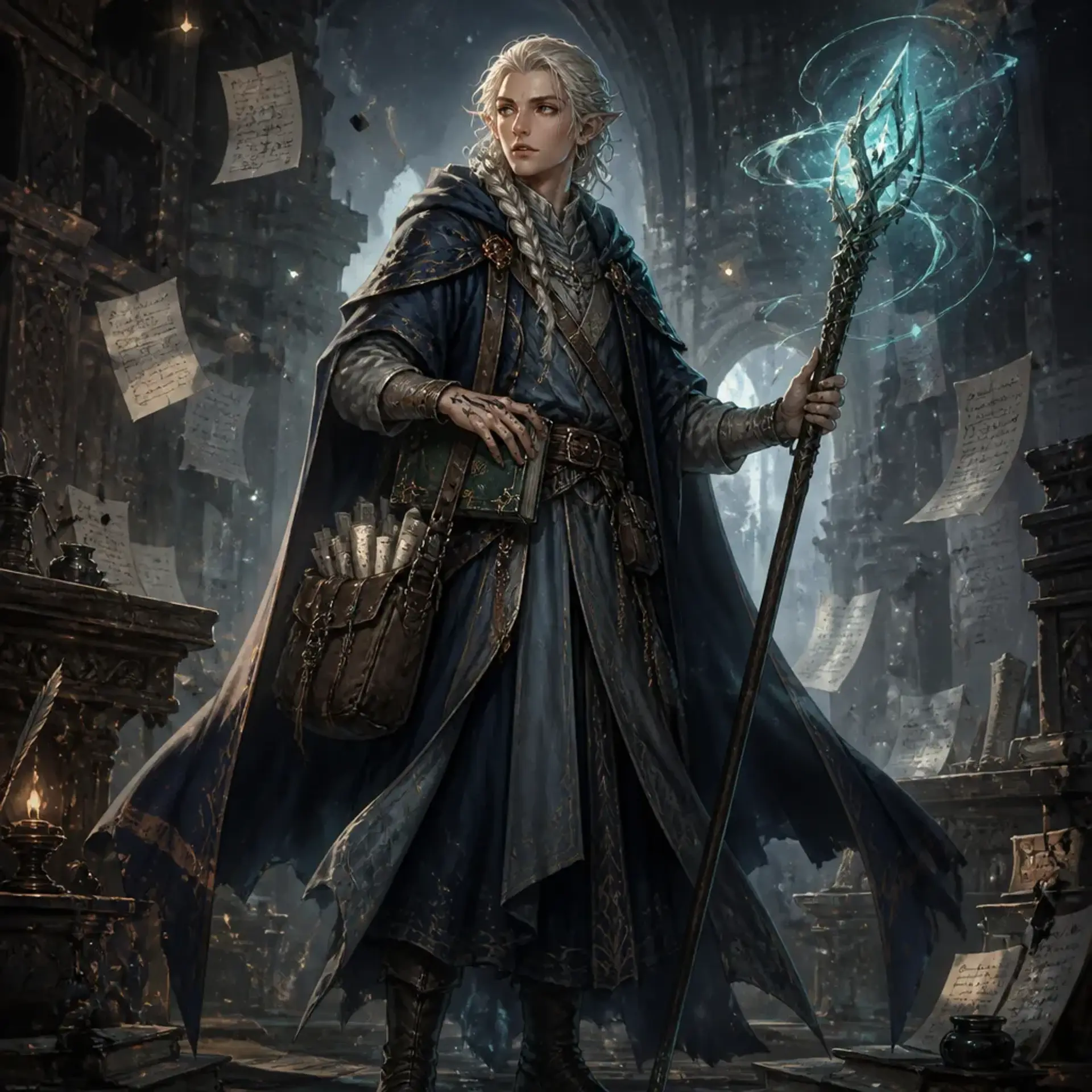 Elarion Veyl - AI-generated fantasy Character