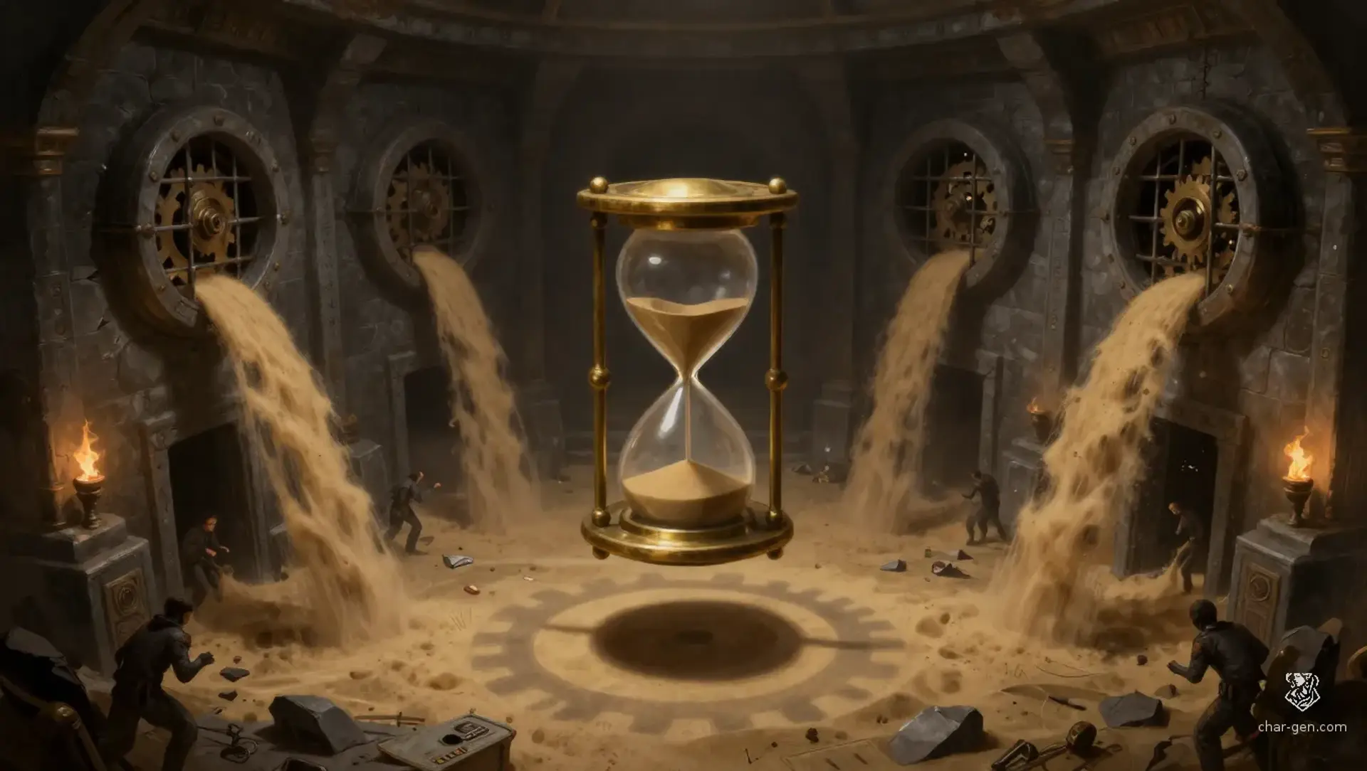 The Fourfold Burial Clock