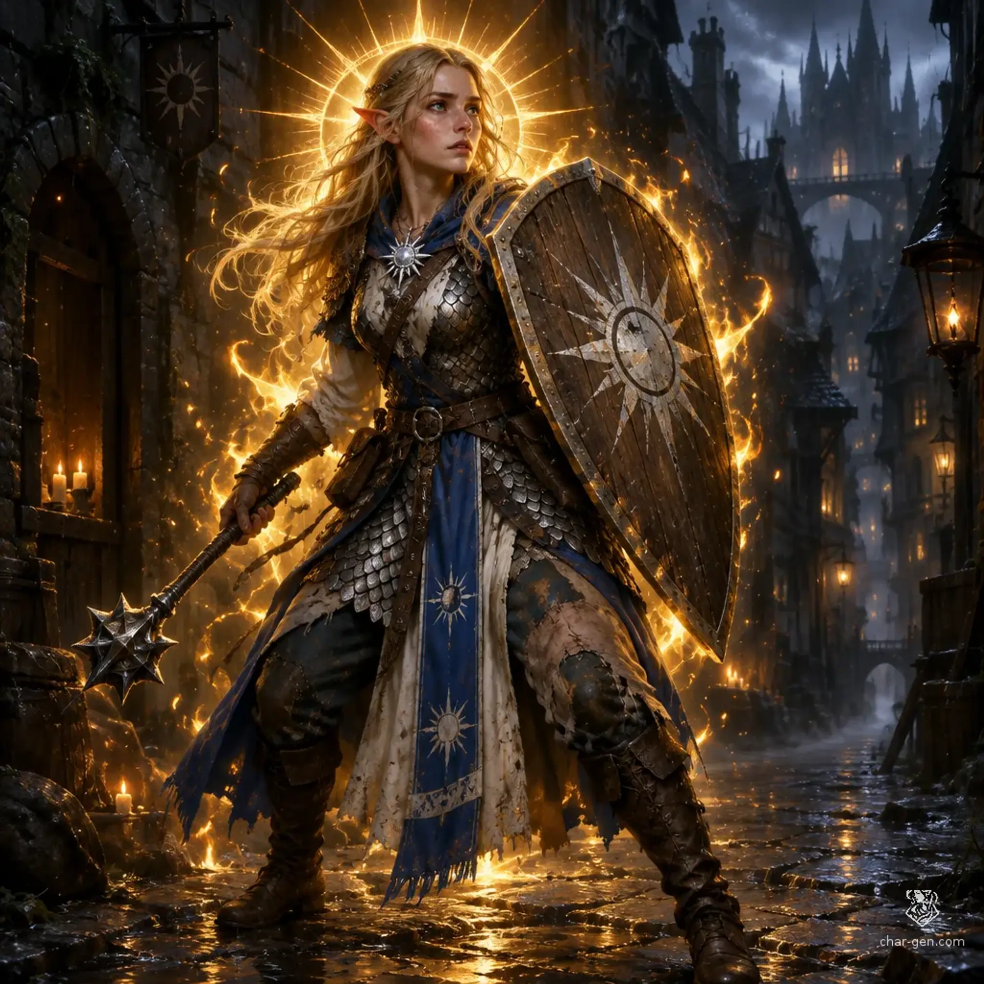 Ayalin Tömür - AI-generated fantasy Character