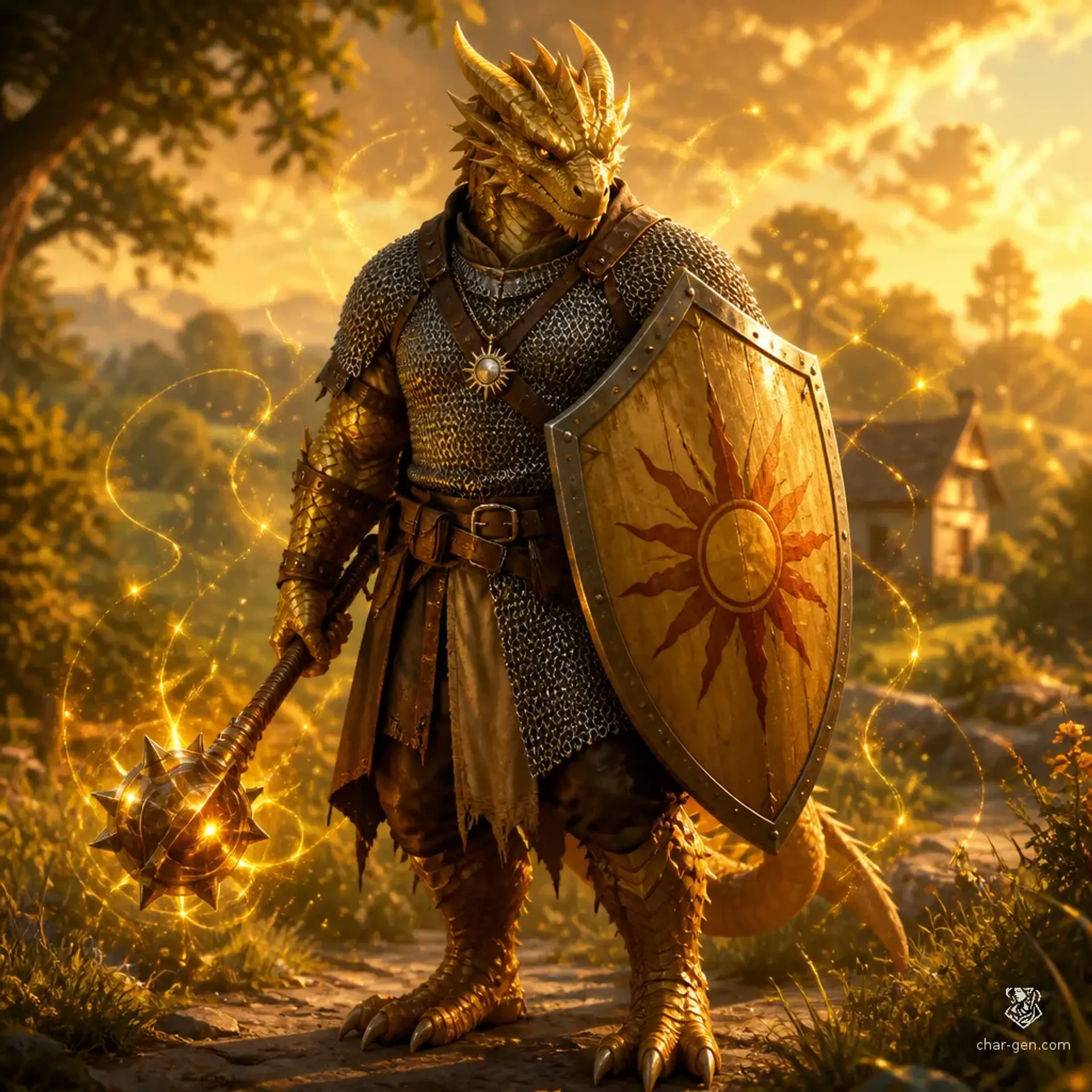 Ghesh Daggerkin - AI-generated fantasy Character