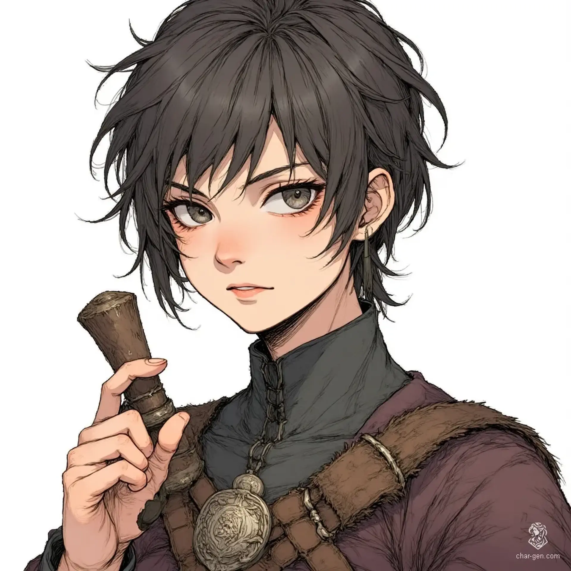 Ronnie Velarien - AI-generated fantasy NPC