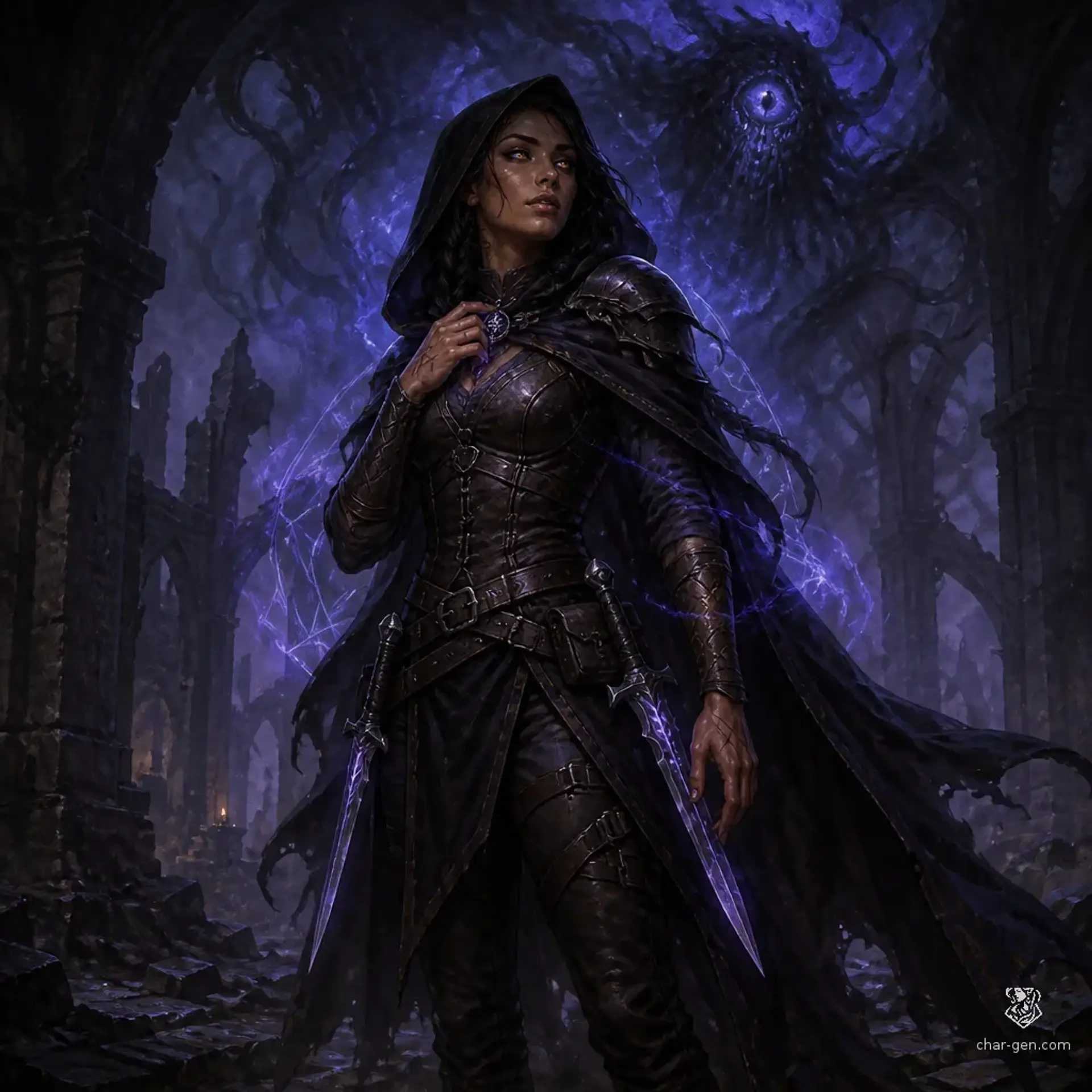 Vesper - AI-generated fantasy Character