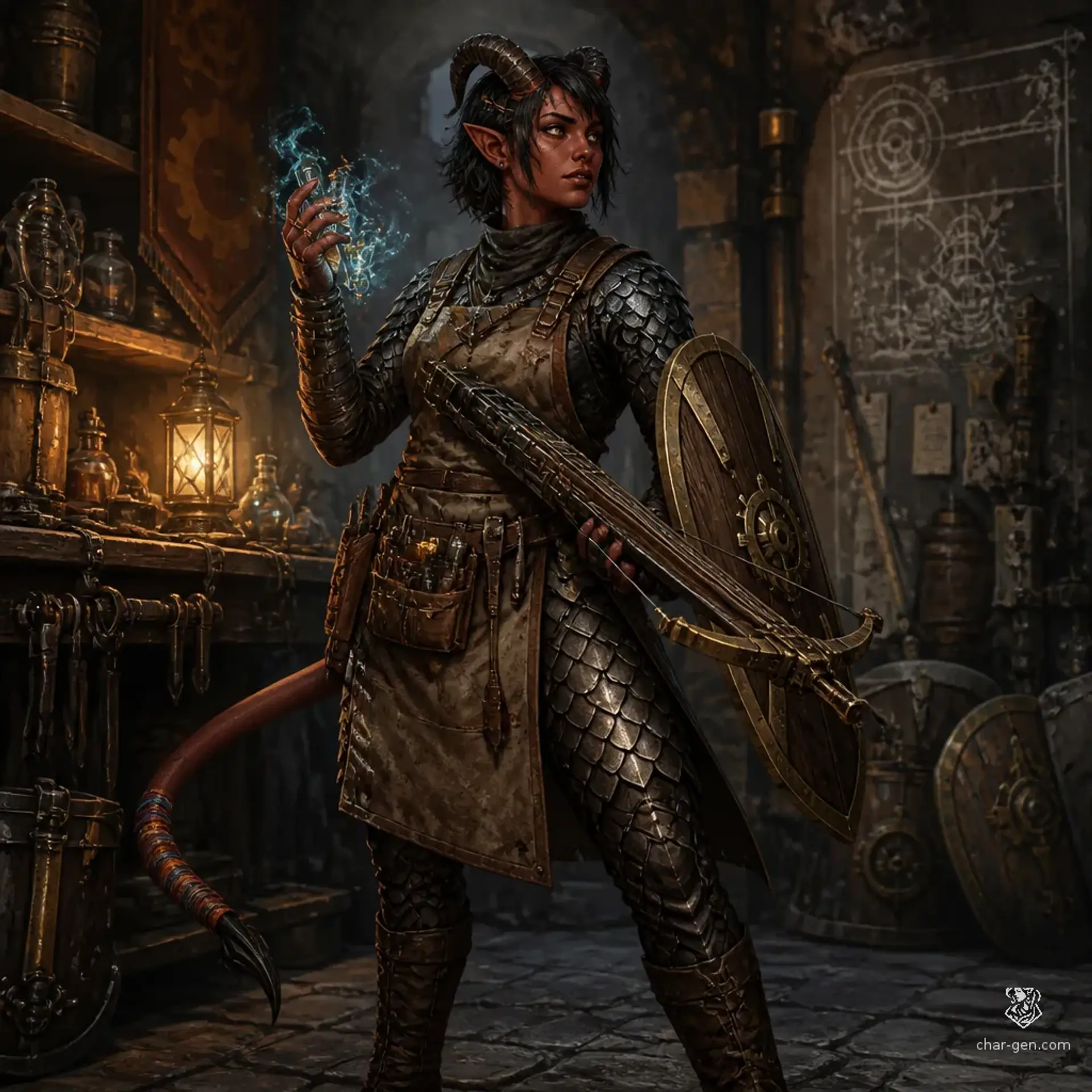 Kallista Ketevan - AI-generated fantasy Character