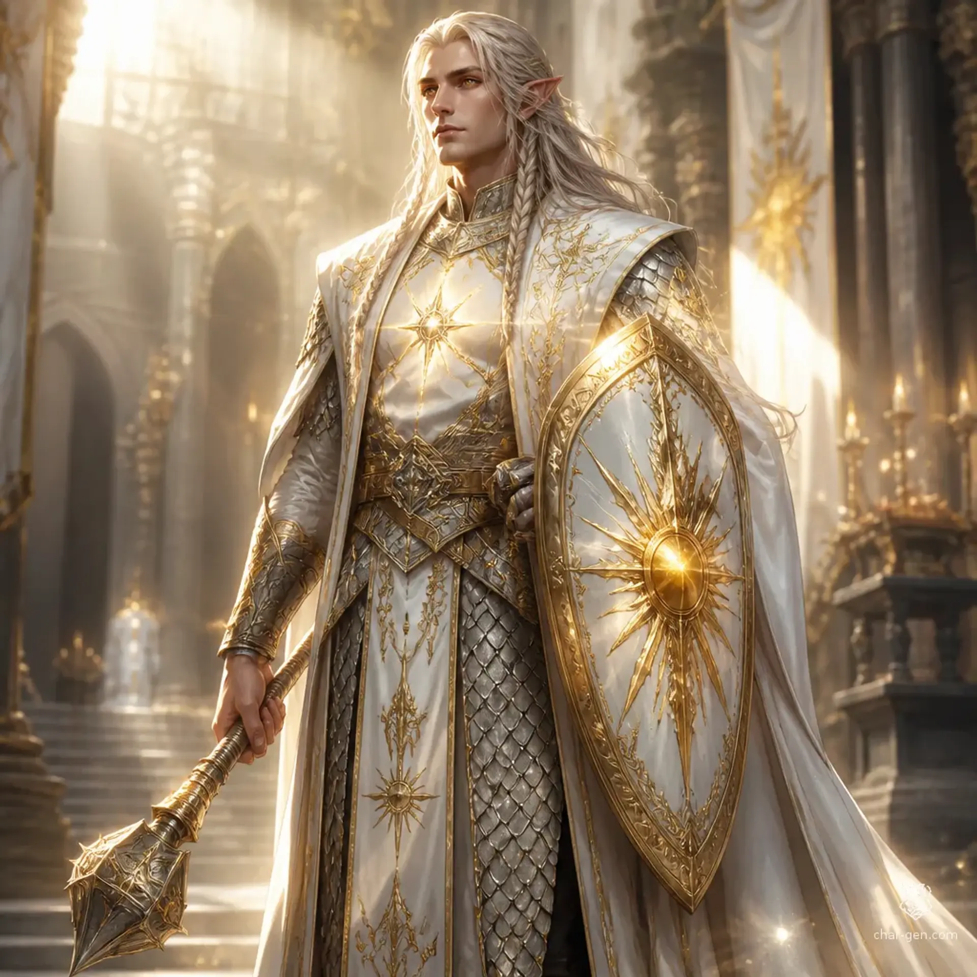 Elingon - AI-generated fantasy Character