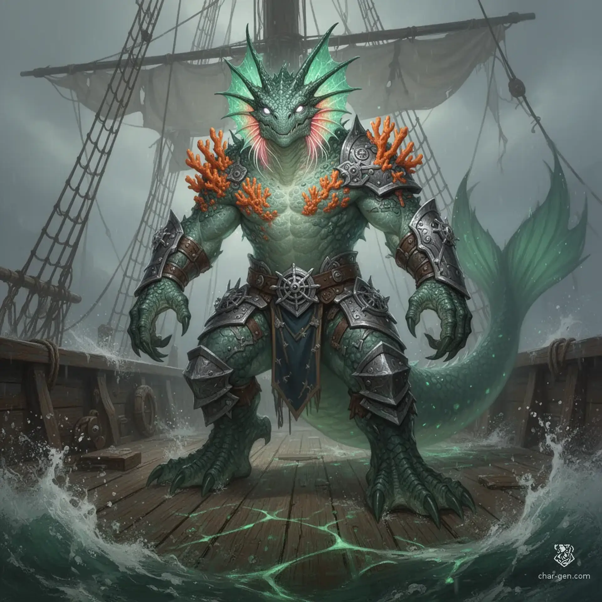 Corvian Deepcurrent | Fantasy NPC Generated by CharGen