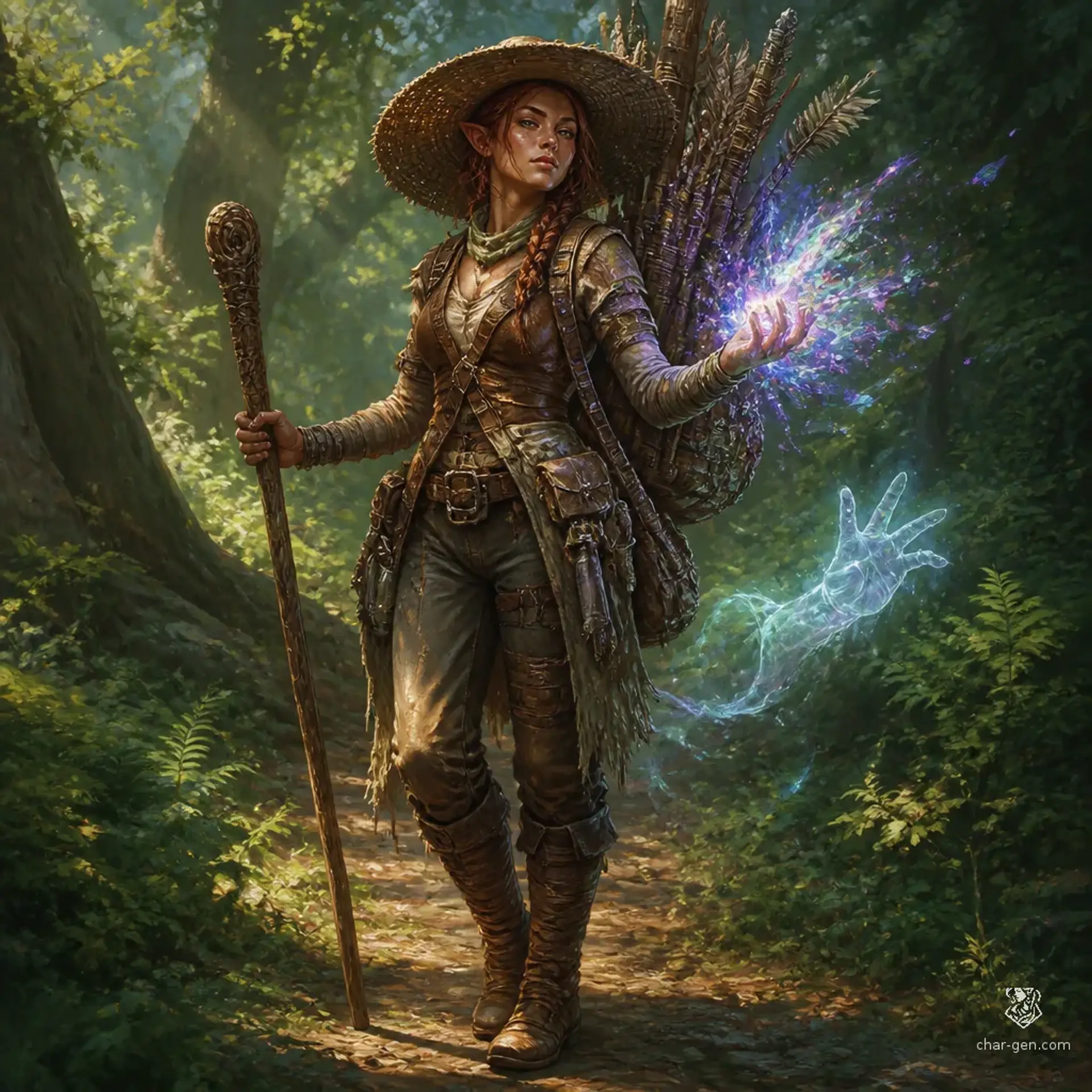 Elara Vane - AI-generated fantasy Character