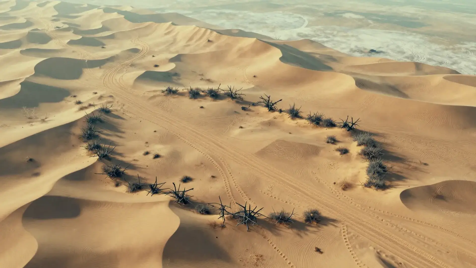 Footprints In the sand - AI-generated fantasy Encounter