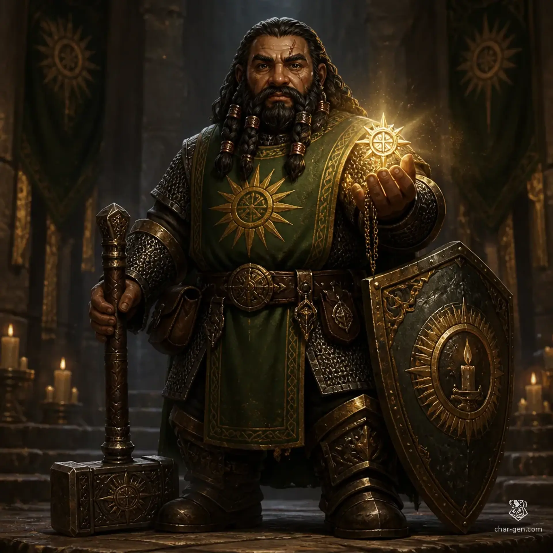 Kurgan Dovek - AI-generated fantasy Character