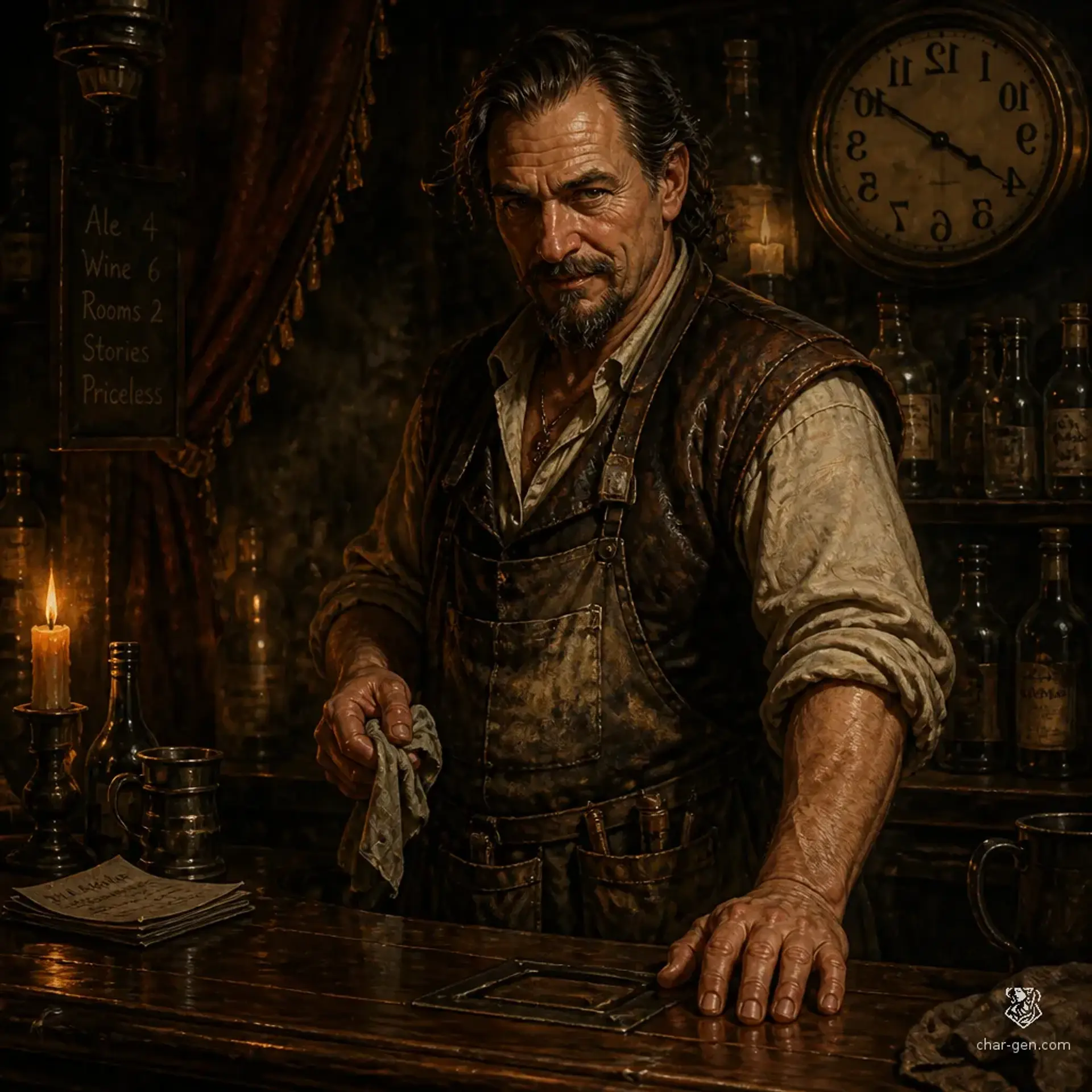 The Silent Ledger - AI-generated fantasy Tavern