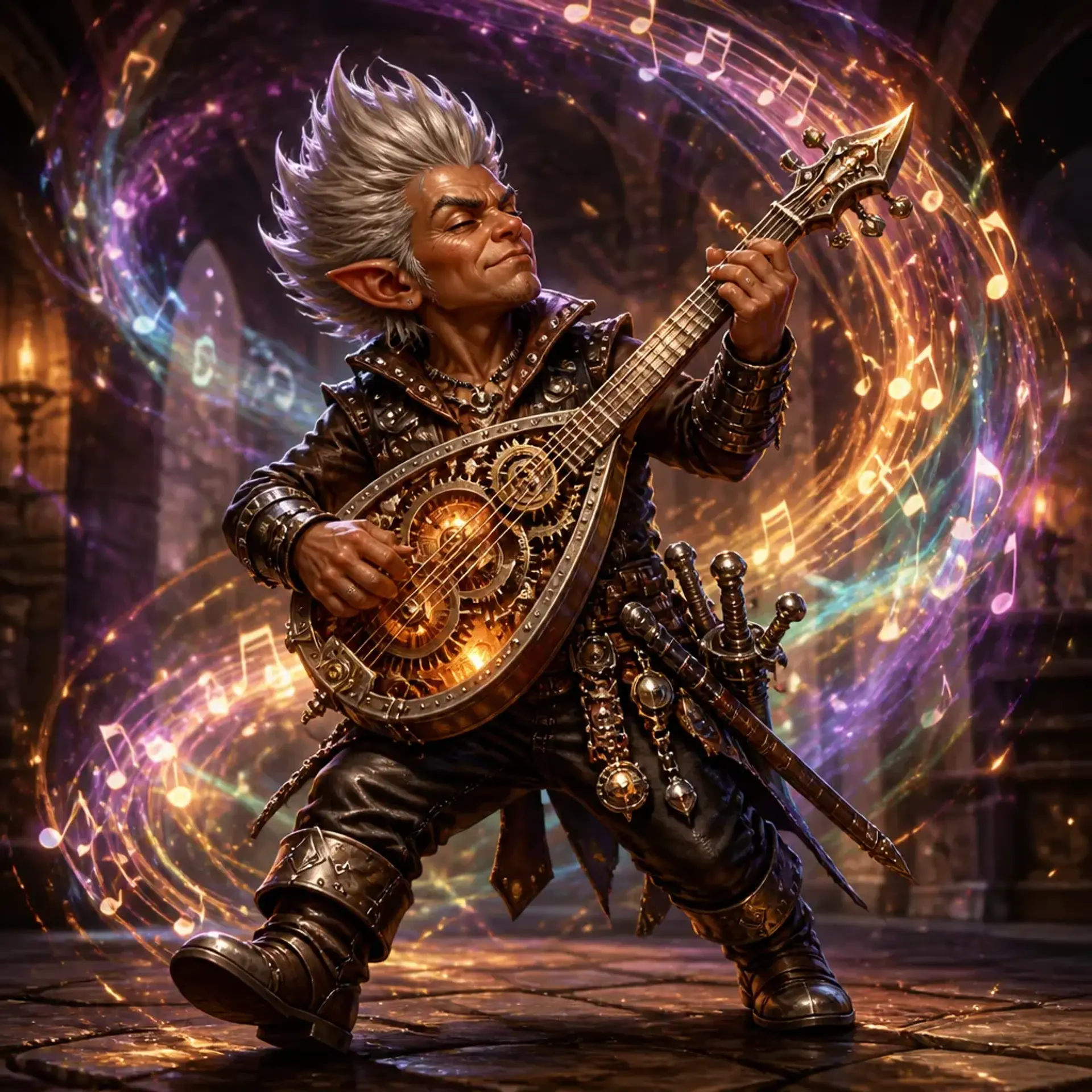 Nichol Brassgears - AI-generated fantasy Character