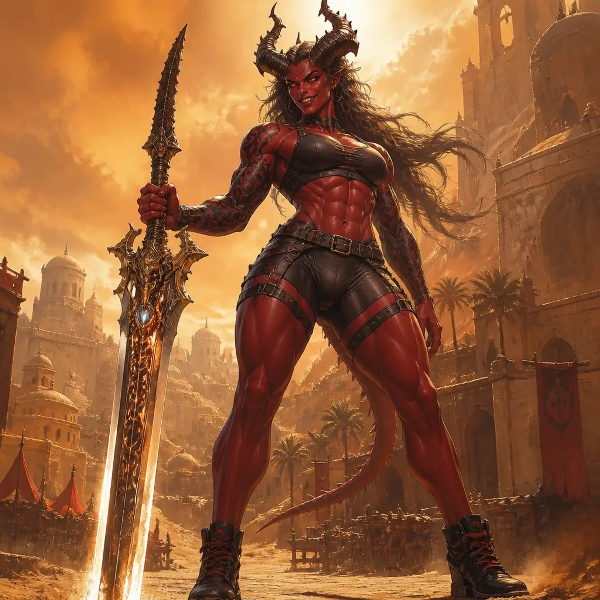 Malenia The Ruin - AI-generated fantasy Character