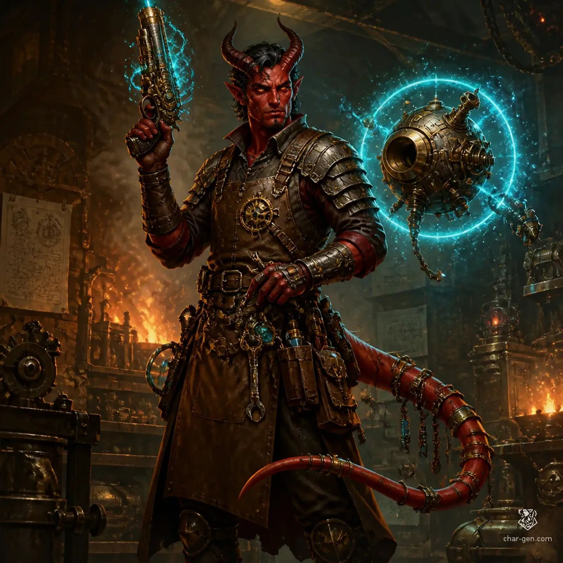 Aether Spark - AI-generated fantasy Character