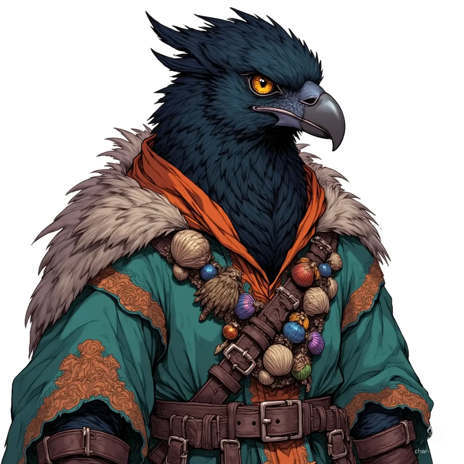 Kraakar the Echo - AI-generated fantasy NPC