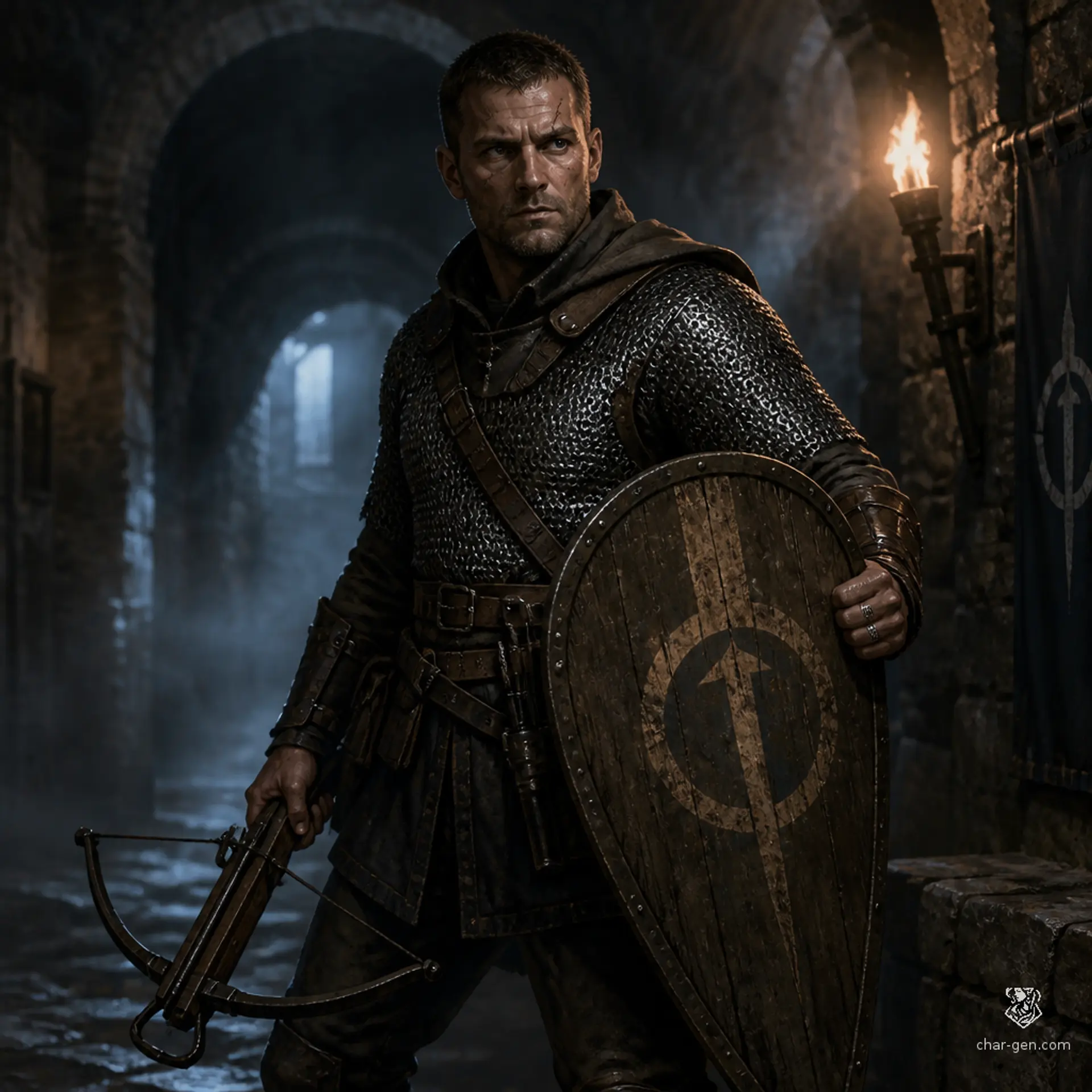 Darek Holt - AI-generated fantasy Character