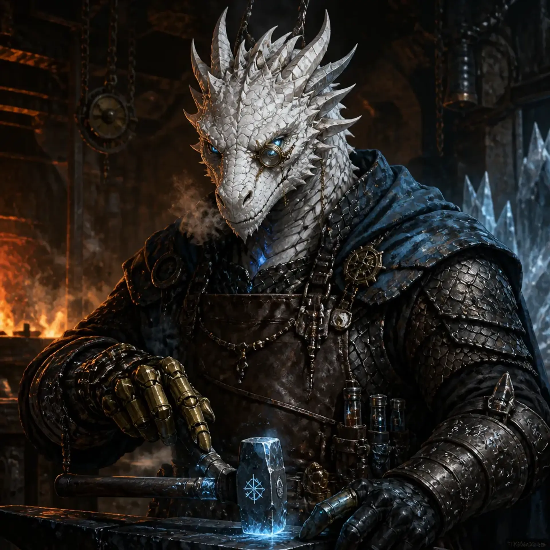 Master Torren Ash-Forged - AI-generated fantasy NPC