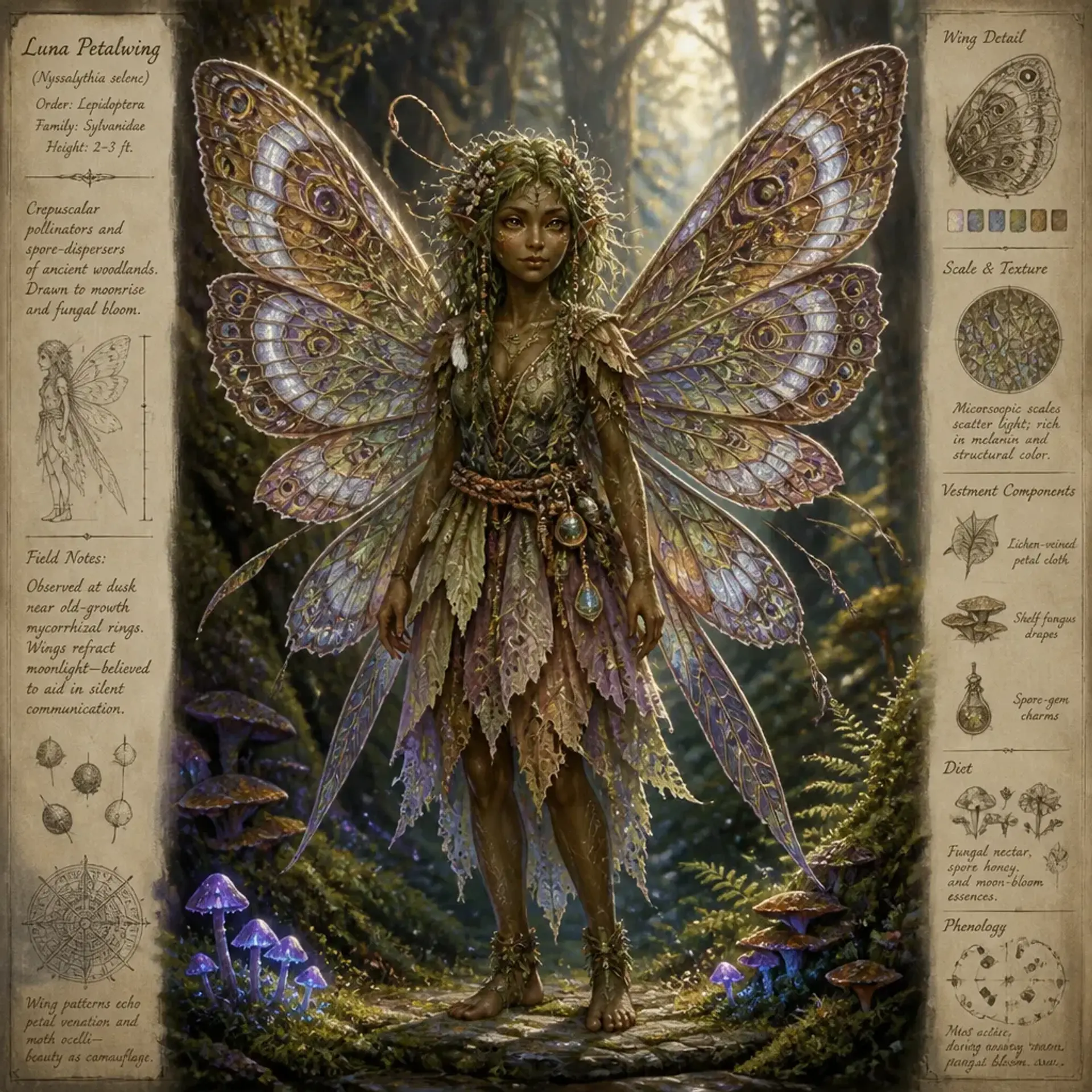 Canopy Fairys - AI-generated fantasy Species