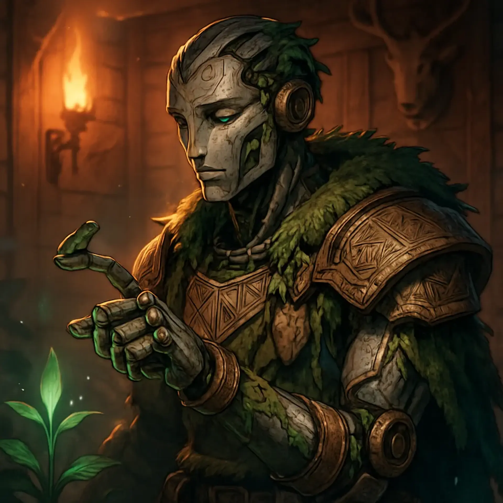 Basalt-Seedwright (calls himself Basalt) - AI-generated fantasy NPC