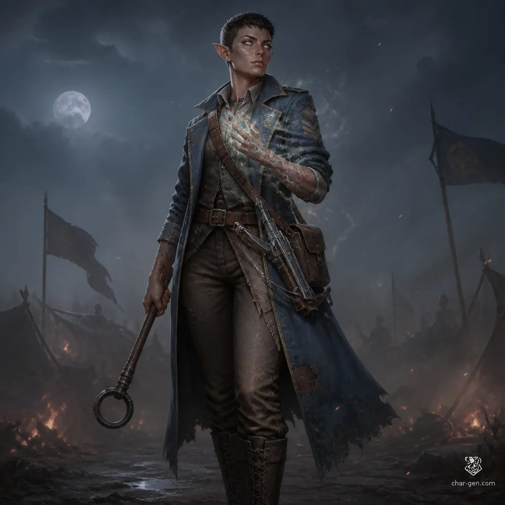 Elyra Celyn - AI-generated fantasy Character