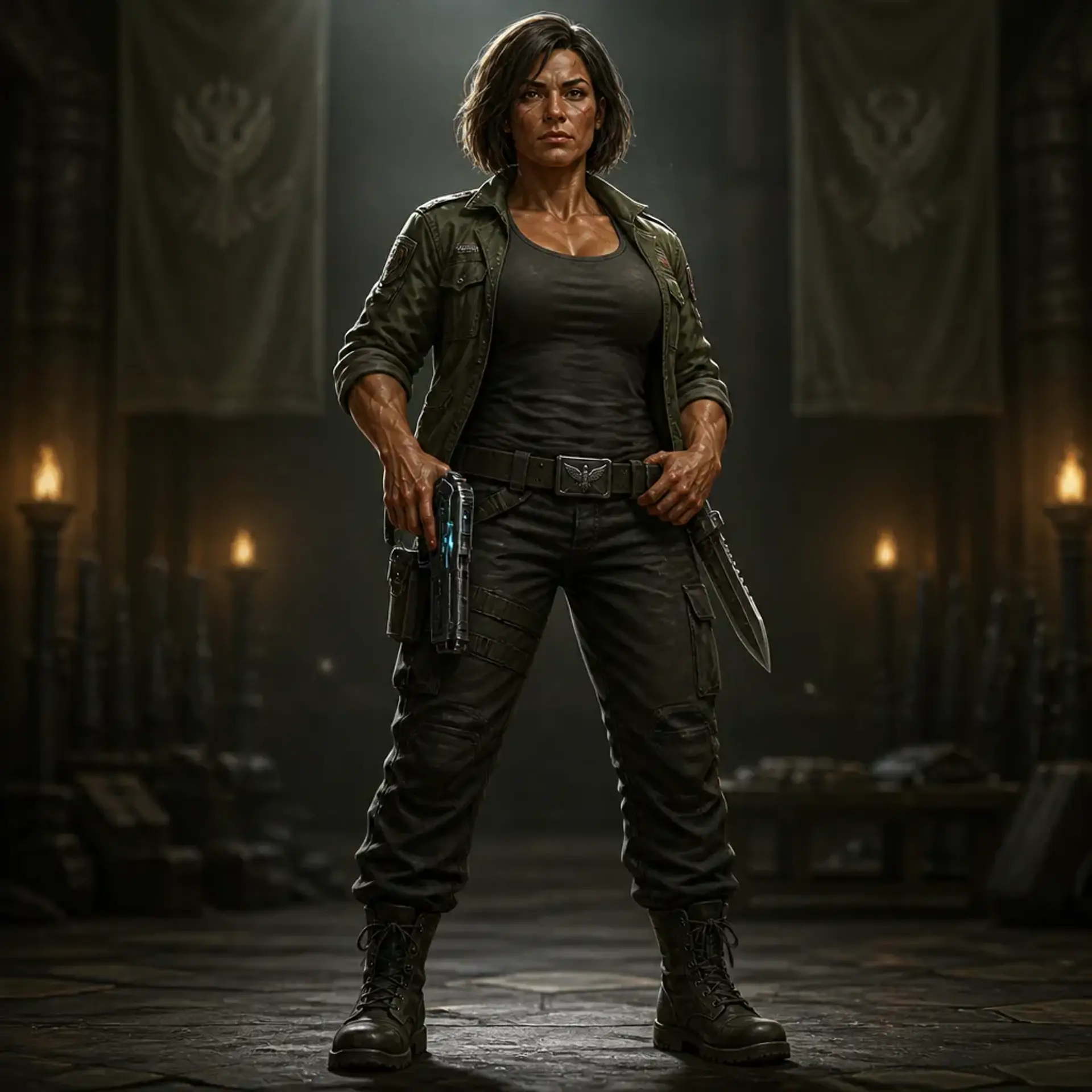 Brenna Voss - AI-generated fantasy Character