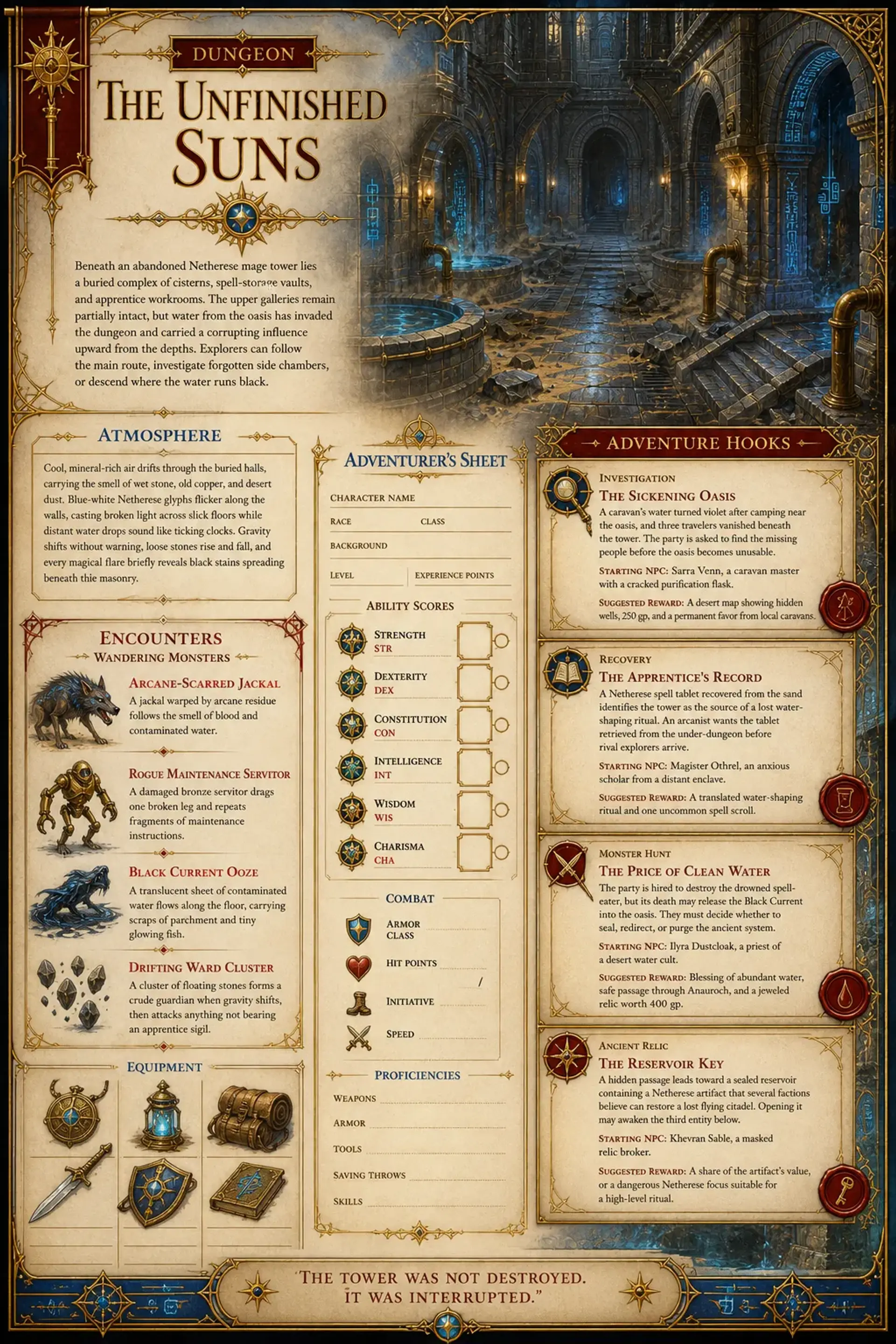 Dungeon Sheet