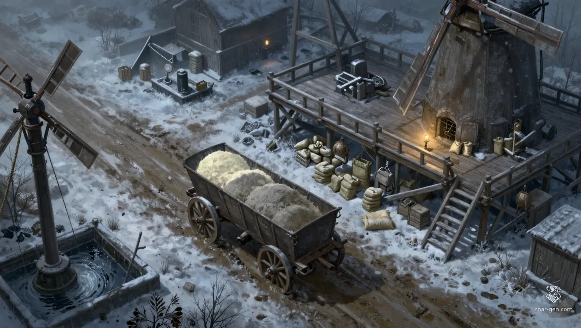 Save the Winter Grain - AI-generated fantasy Encounter