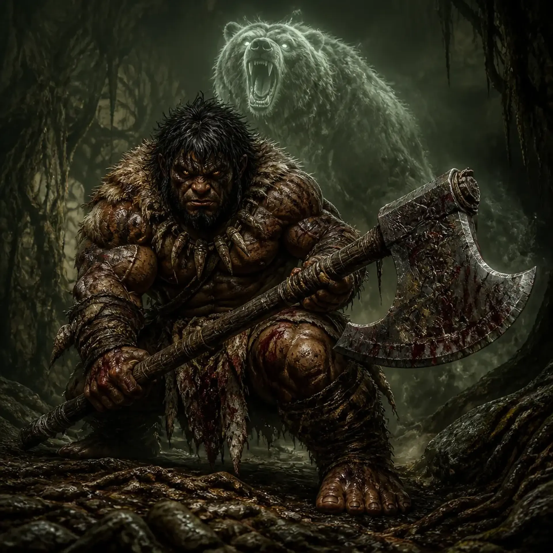 Bramble the Blight - AI-generated fantasy Character