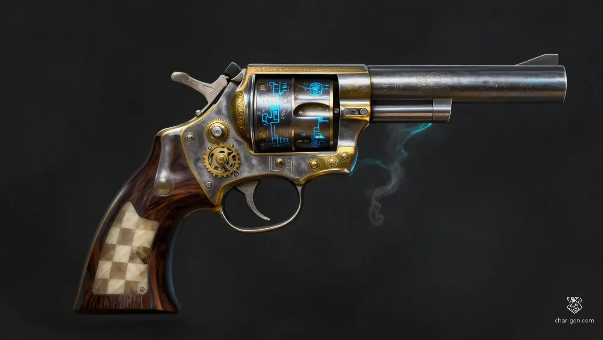 Voss Eight-Chamber Revolver