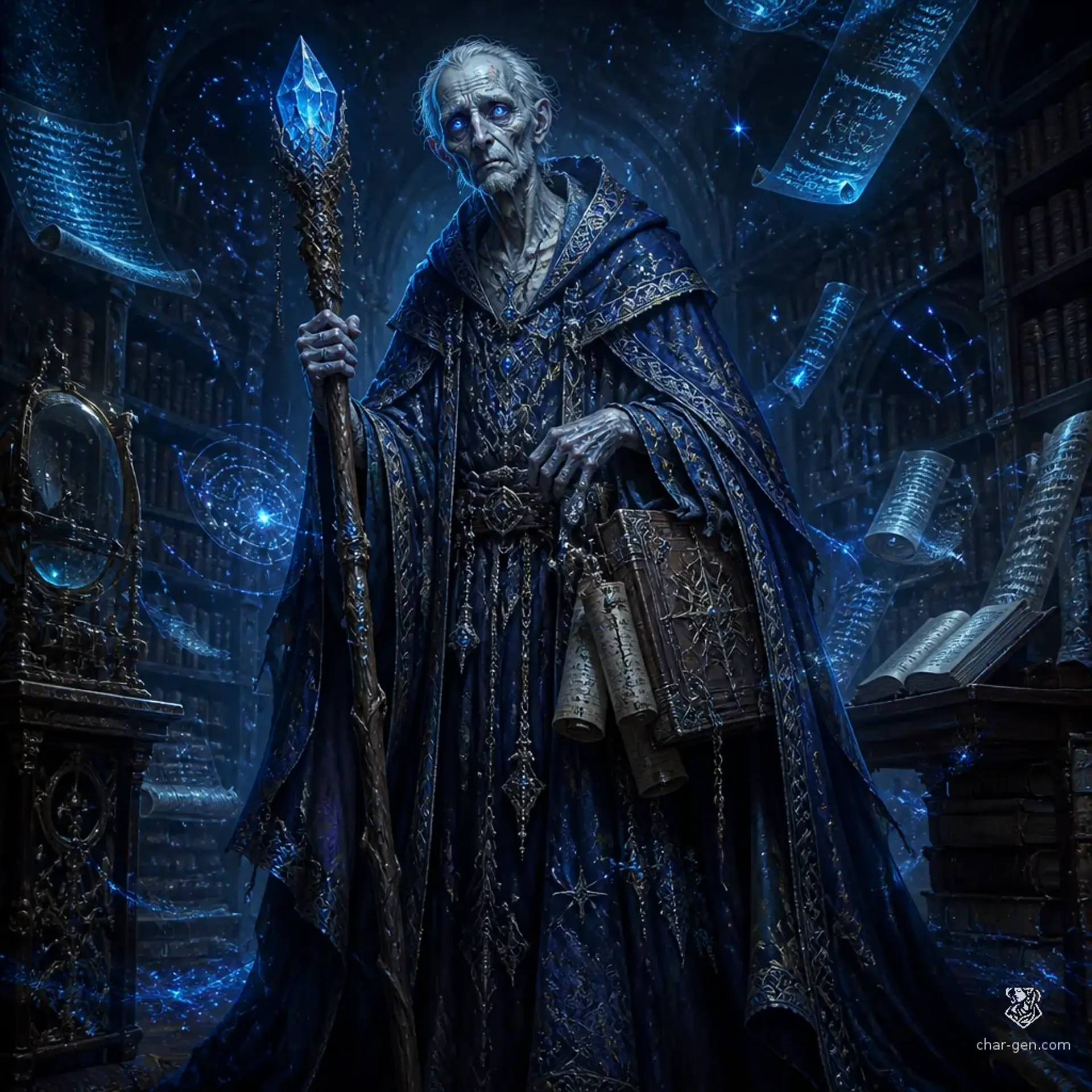 Silas Vane - AI-generated fantasy Character
